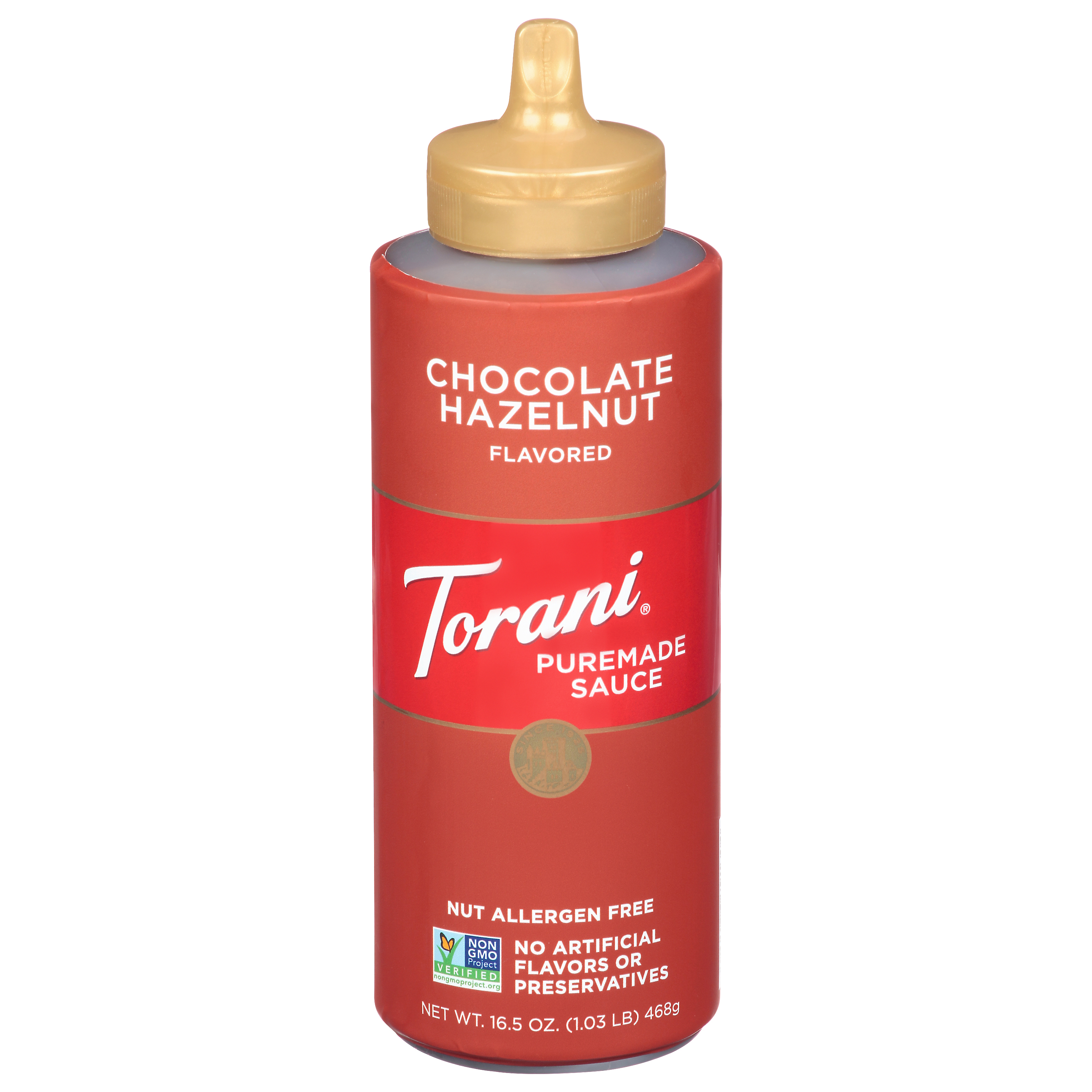 Torani Chocolate Hazelnut Flavored Puremade Sauce