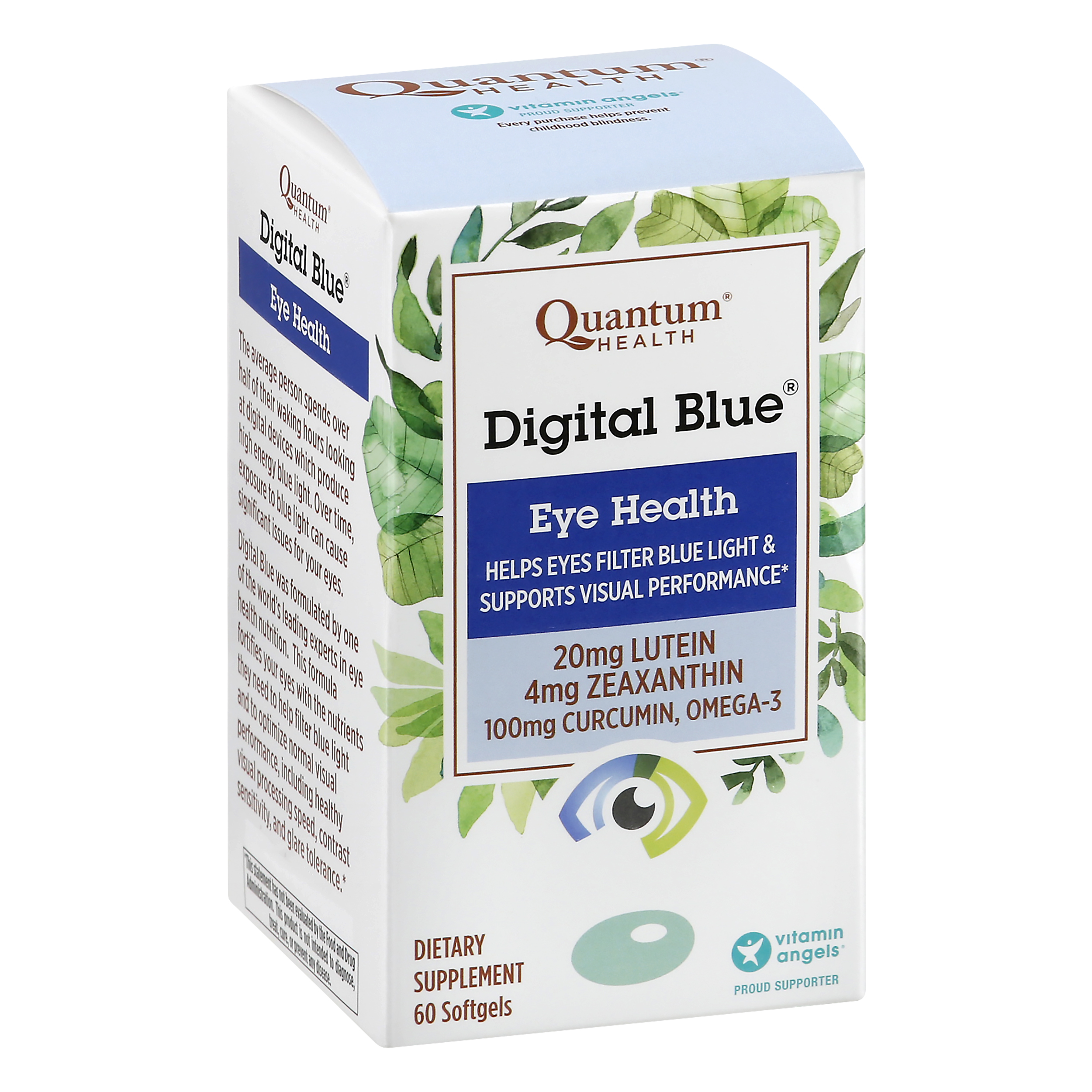 Quantum Health Digital Blue Softgels Eye Health
