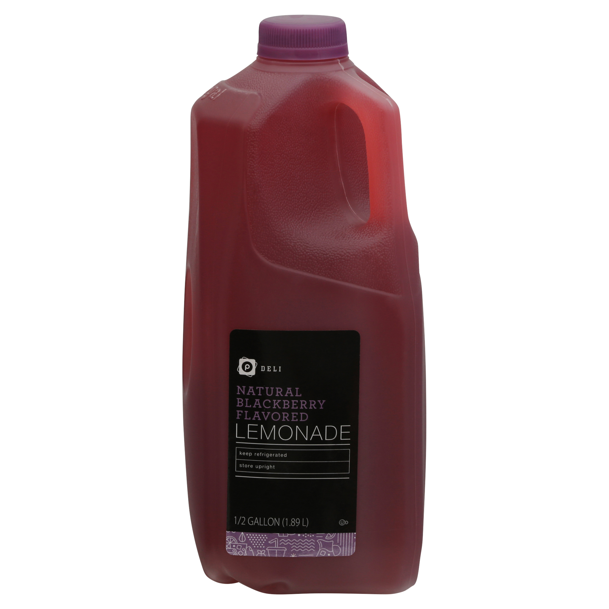 Publix Deli Natural Blackberry Flavored Lemonade 0.5 gl