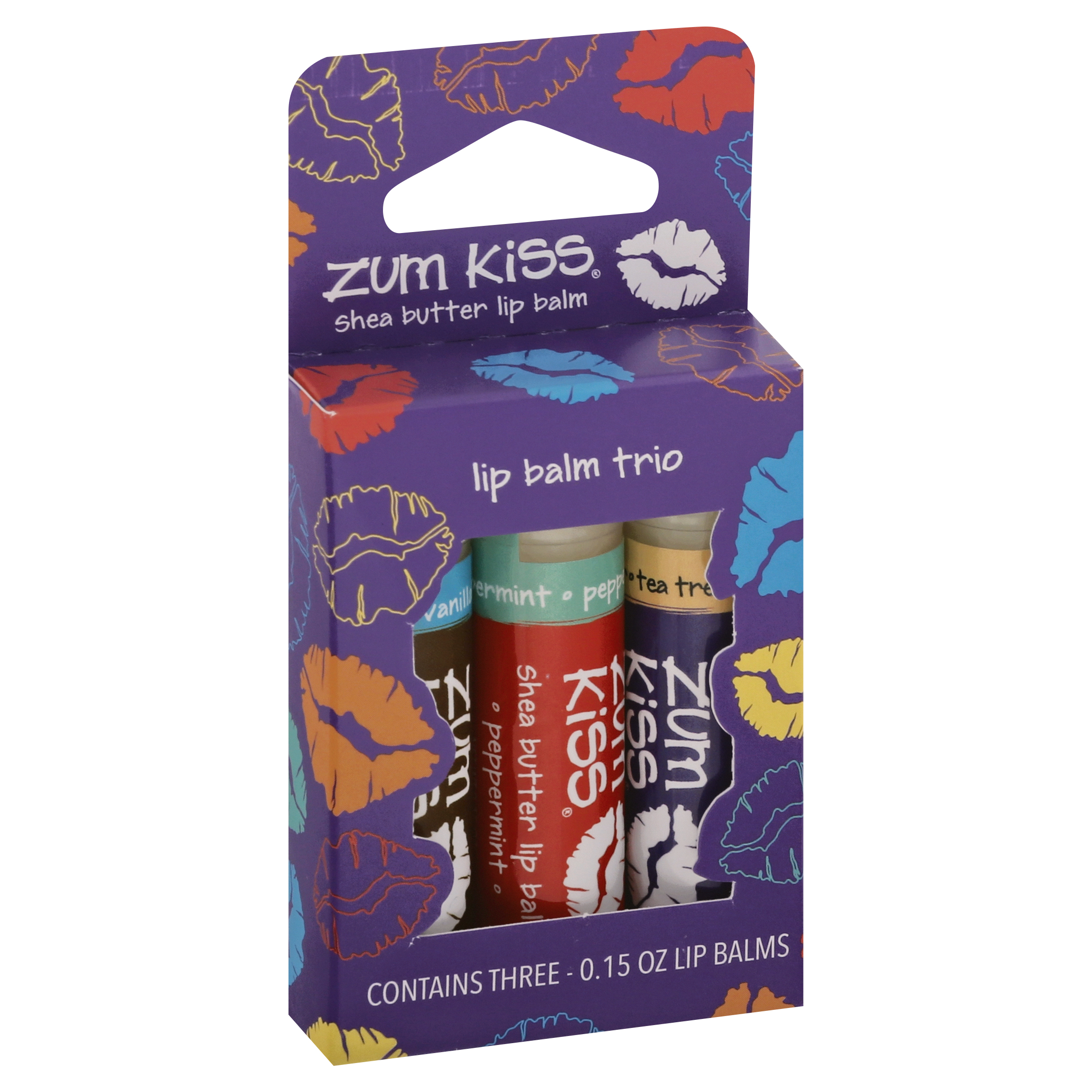 Zum Kiss Shea Butter Lip Balm Trio