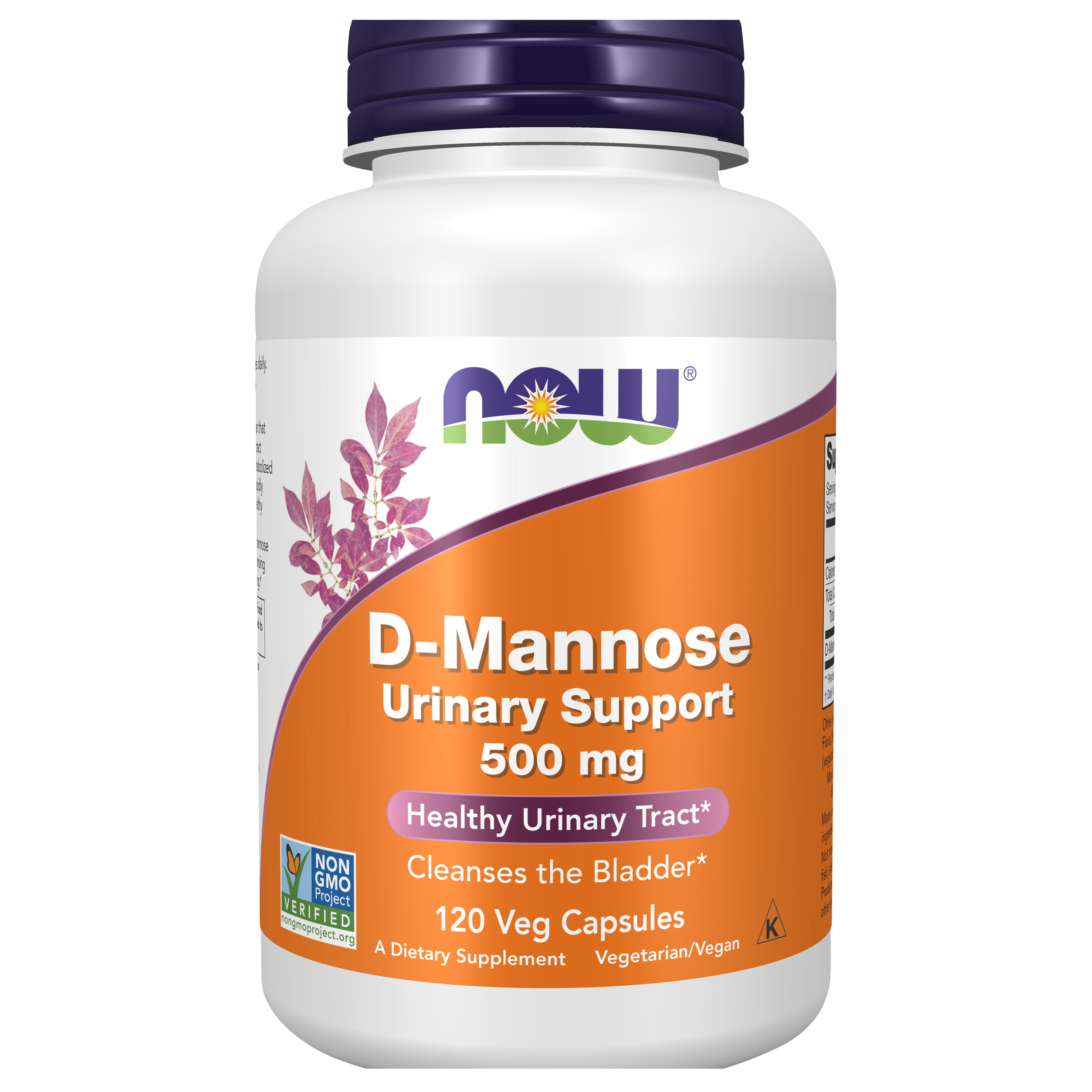 D-Mannose 500 mg - 120 Veg Capsules