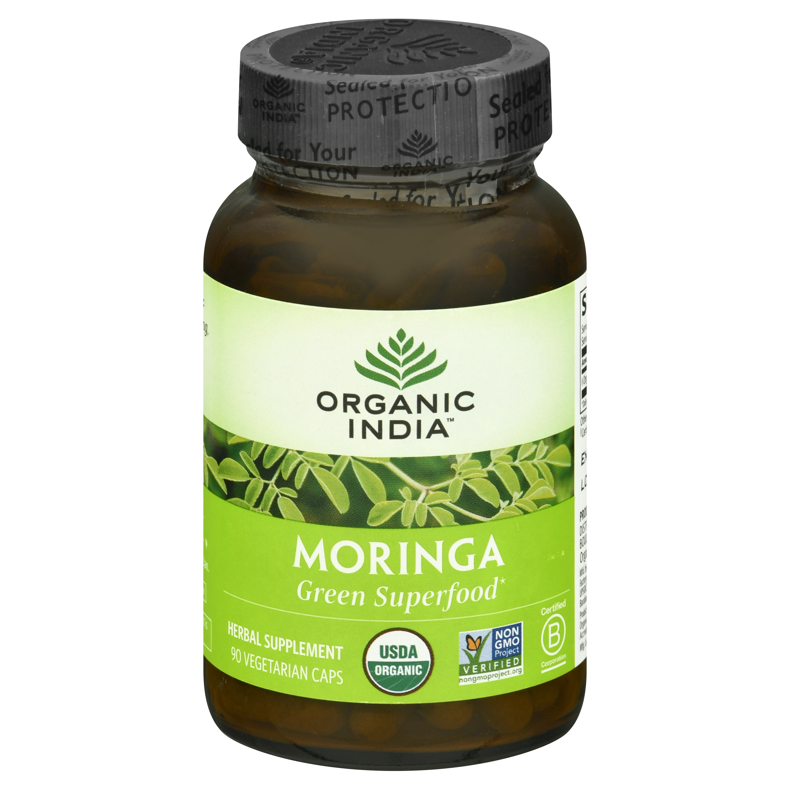 Organic India Vegetarian Caps Moringa
