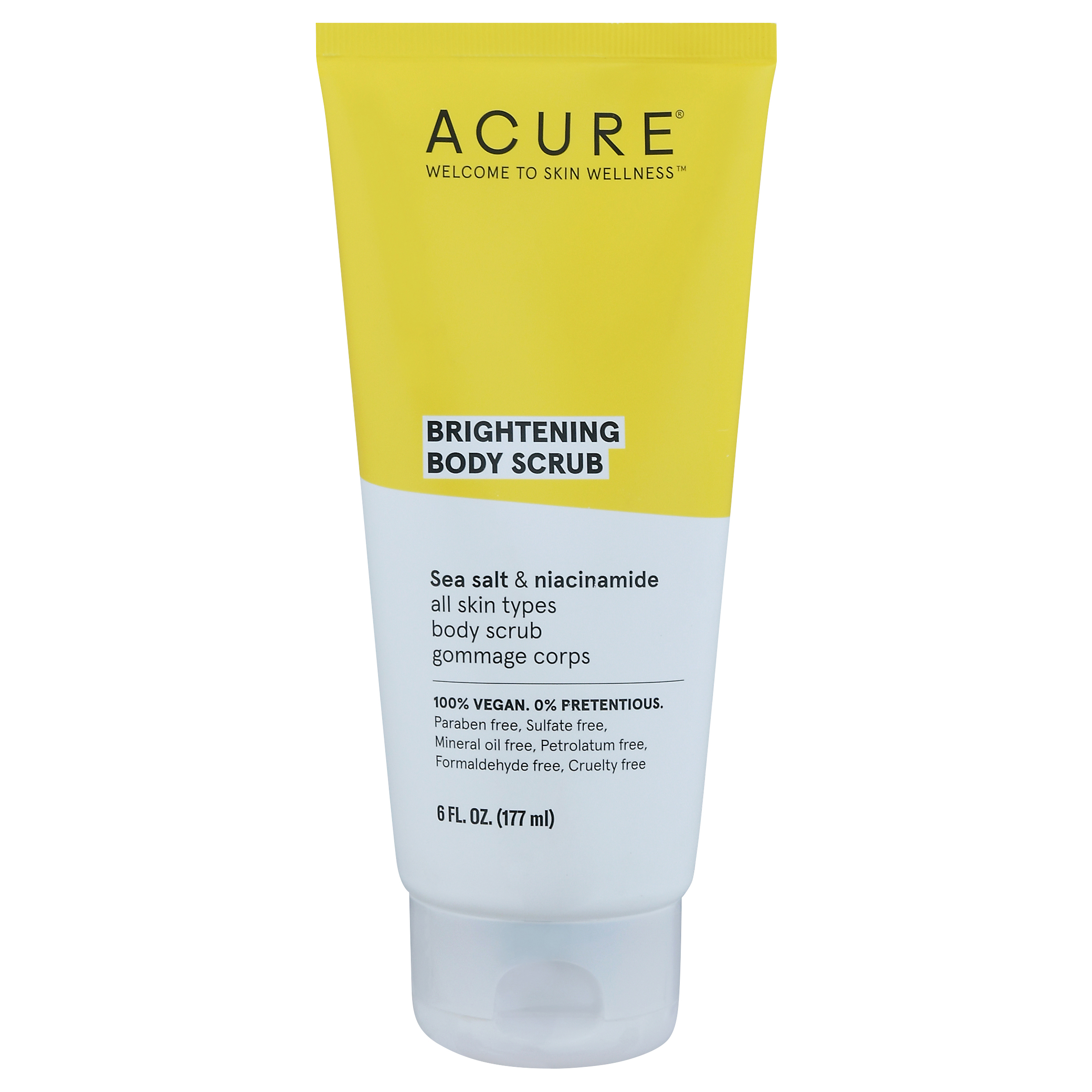 Acure Brightening Sea Salt & Niacinamide Body Scrub
