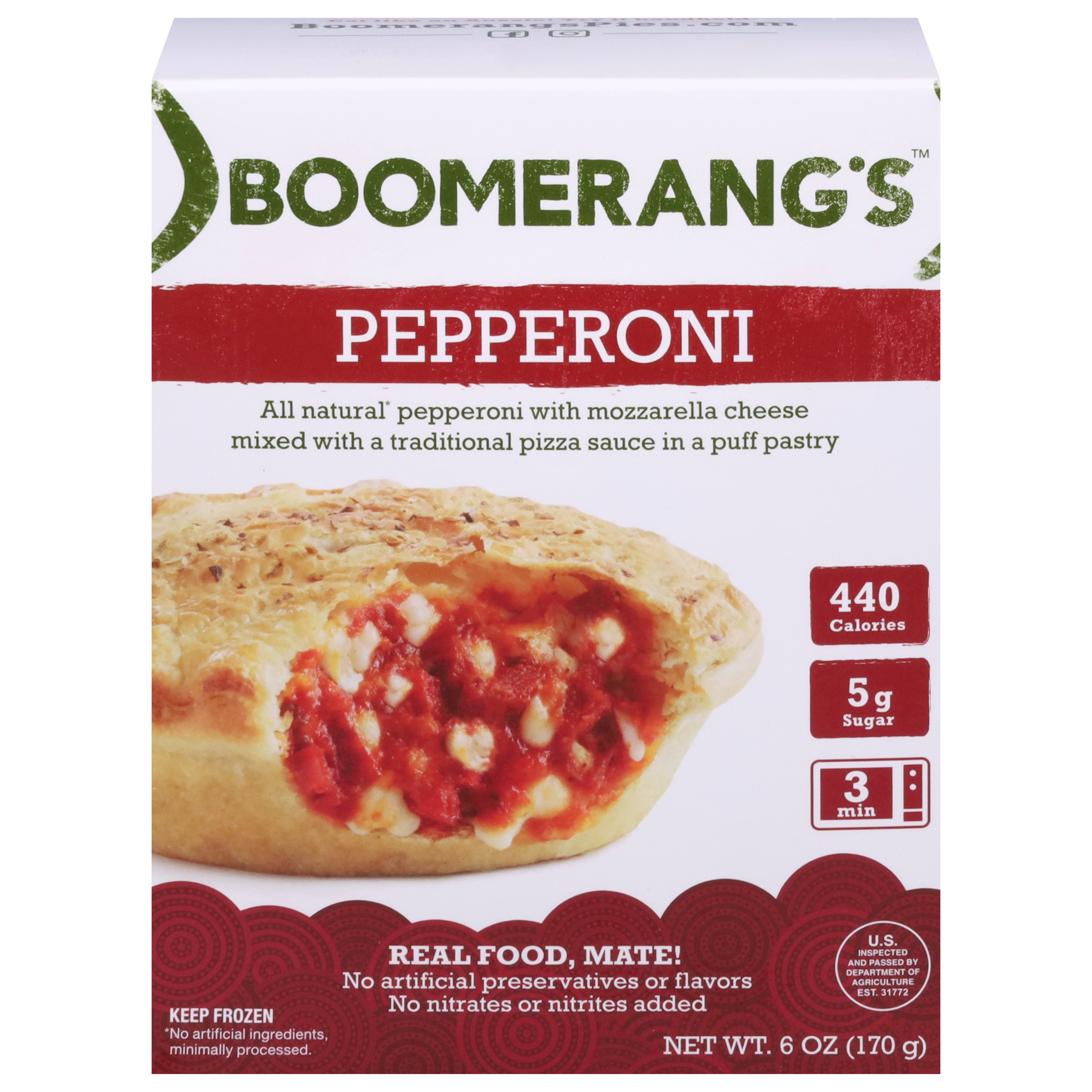 Boomerang's Pepperoni Pastry