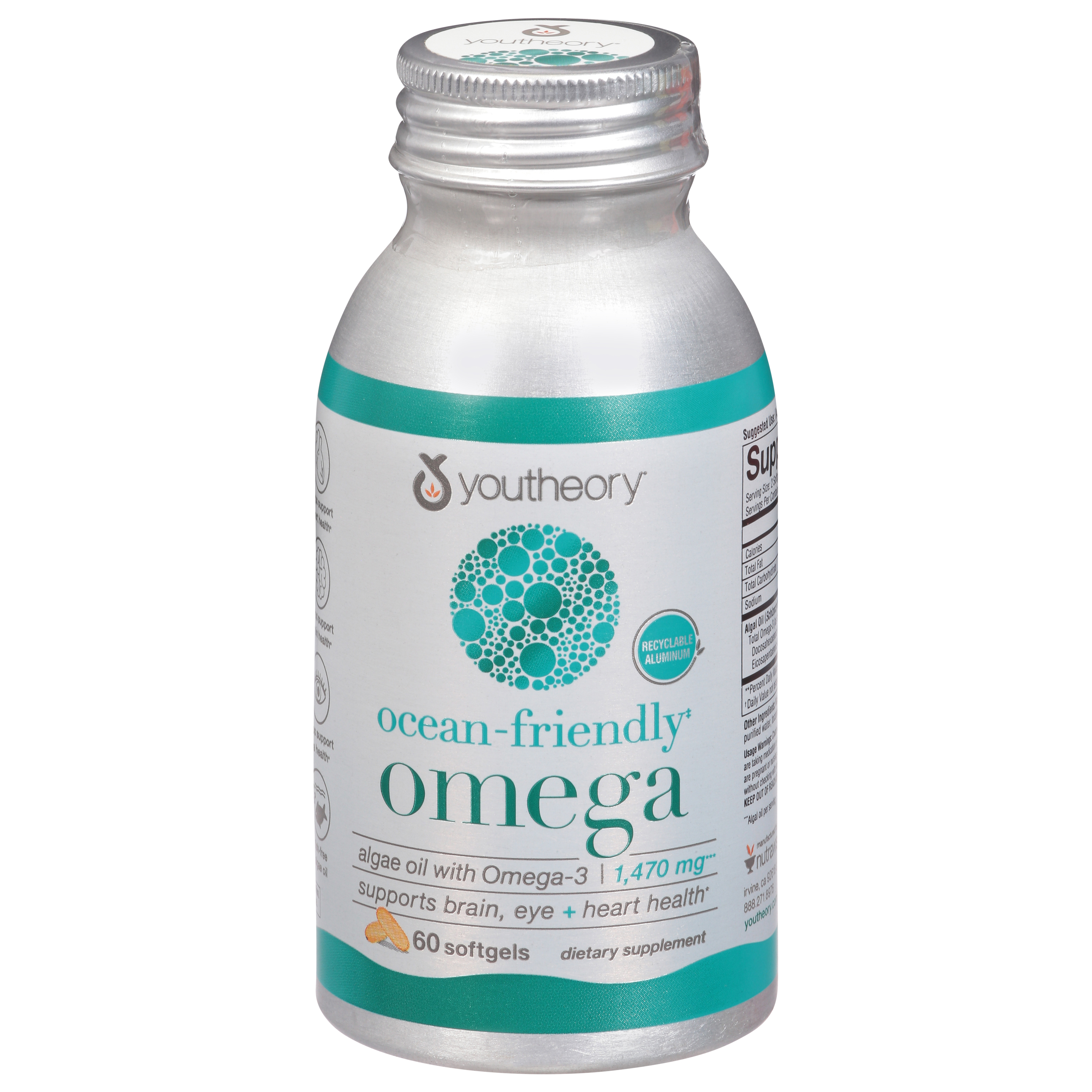youtheory Ocean-Friendly 1,470 mg Omega 60 Softgels