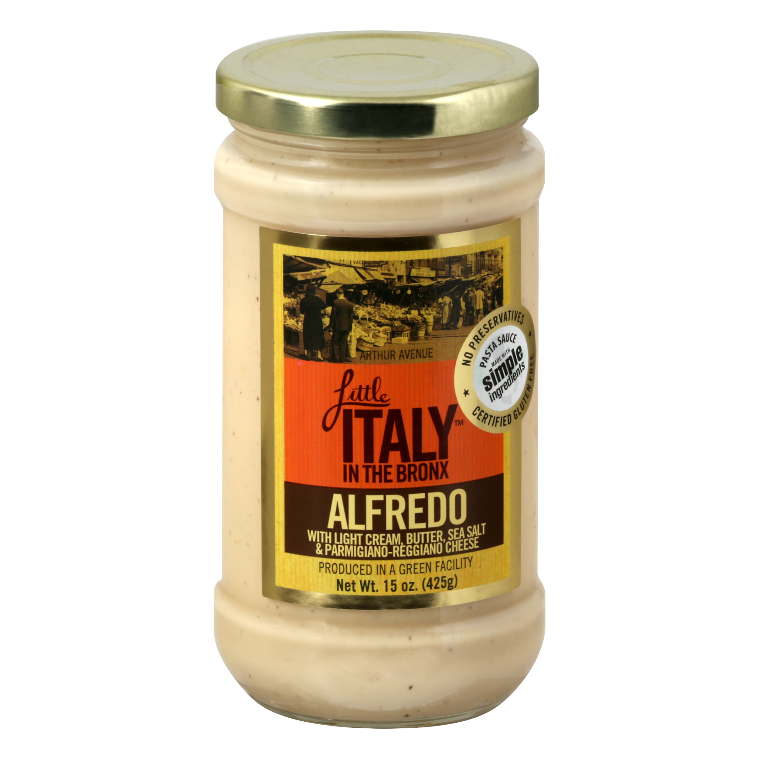 Little Italy in the Bronx Alfredo Pasta Sauce