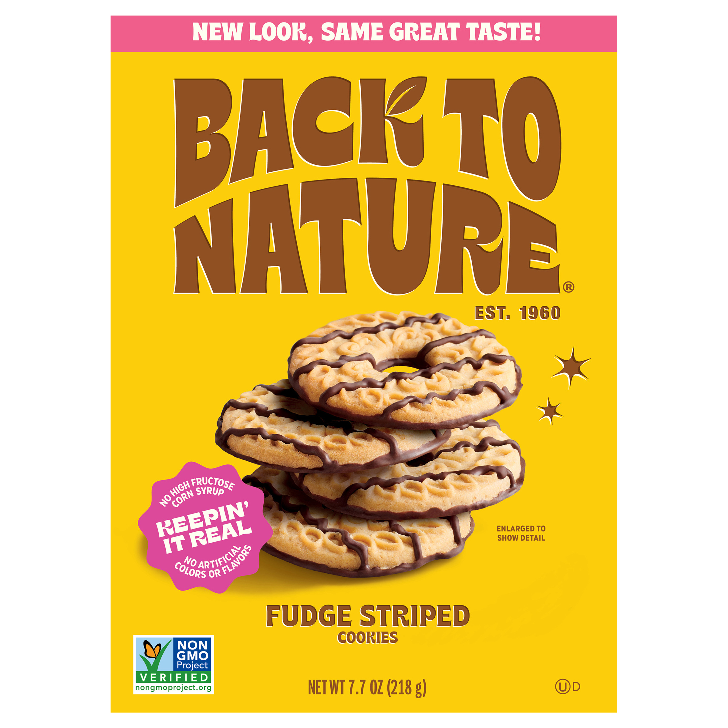 Back to Nature Fudge Striped Cookies