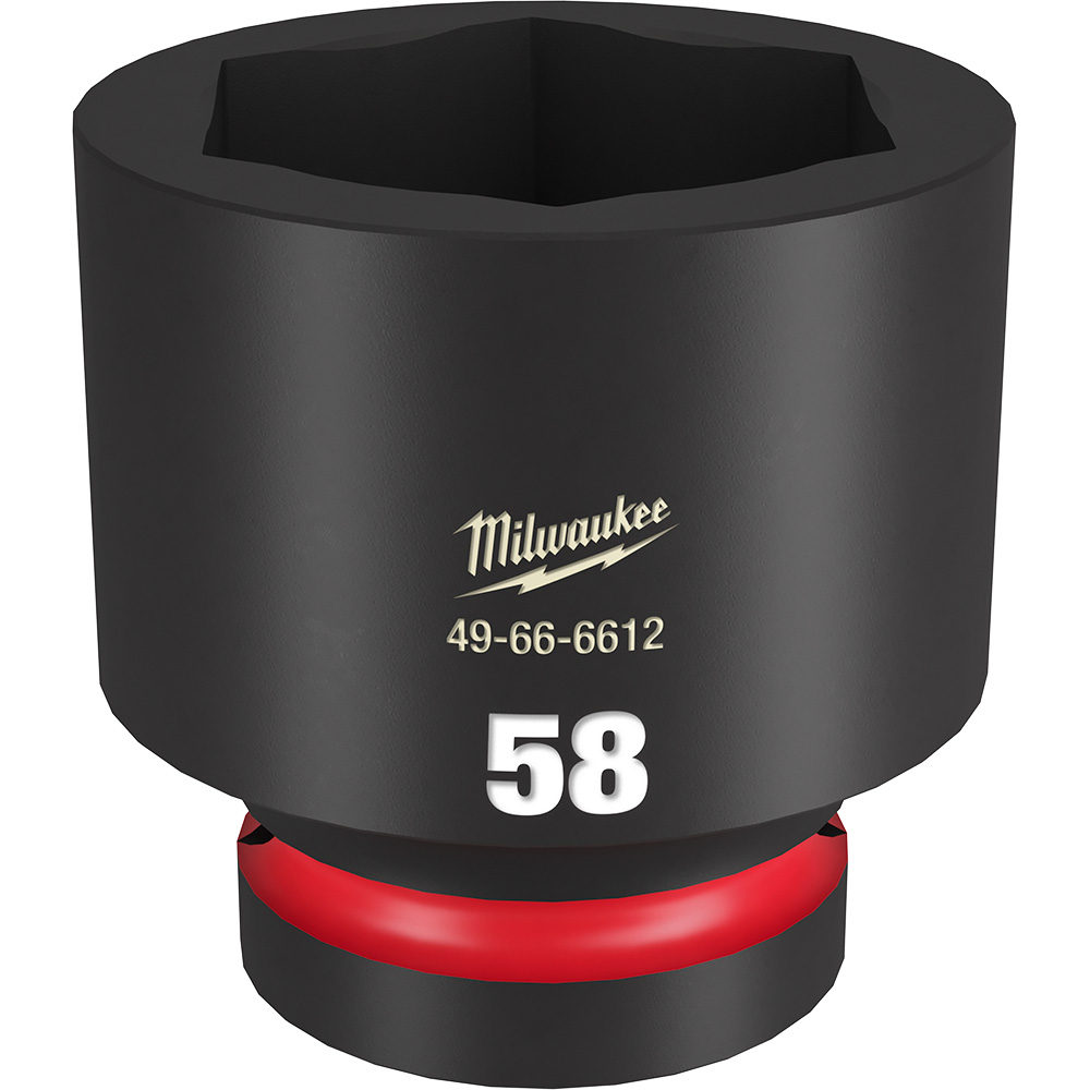 SHOCKWAVE Impact Duty 1" Drive 58MM Standard 6 Point Socket