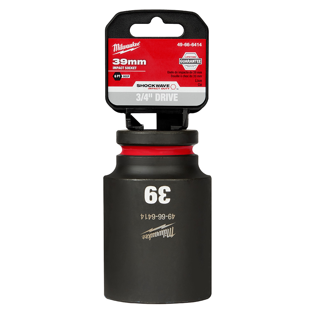 SHOCKWAVE Impact Duty 3/4" Drive 39MM Deep 6 Point Socket