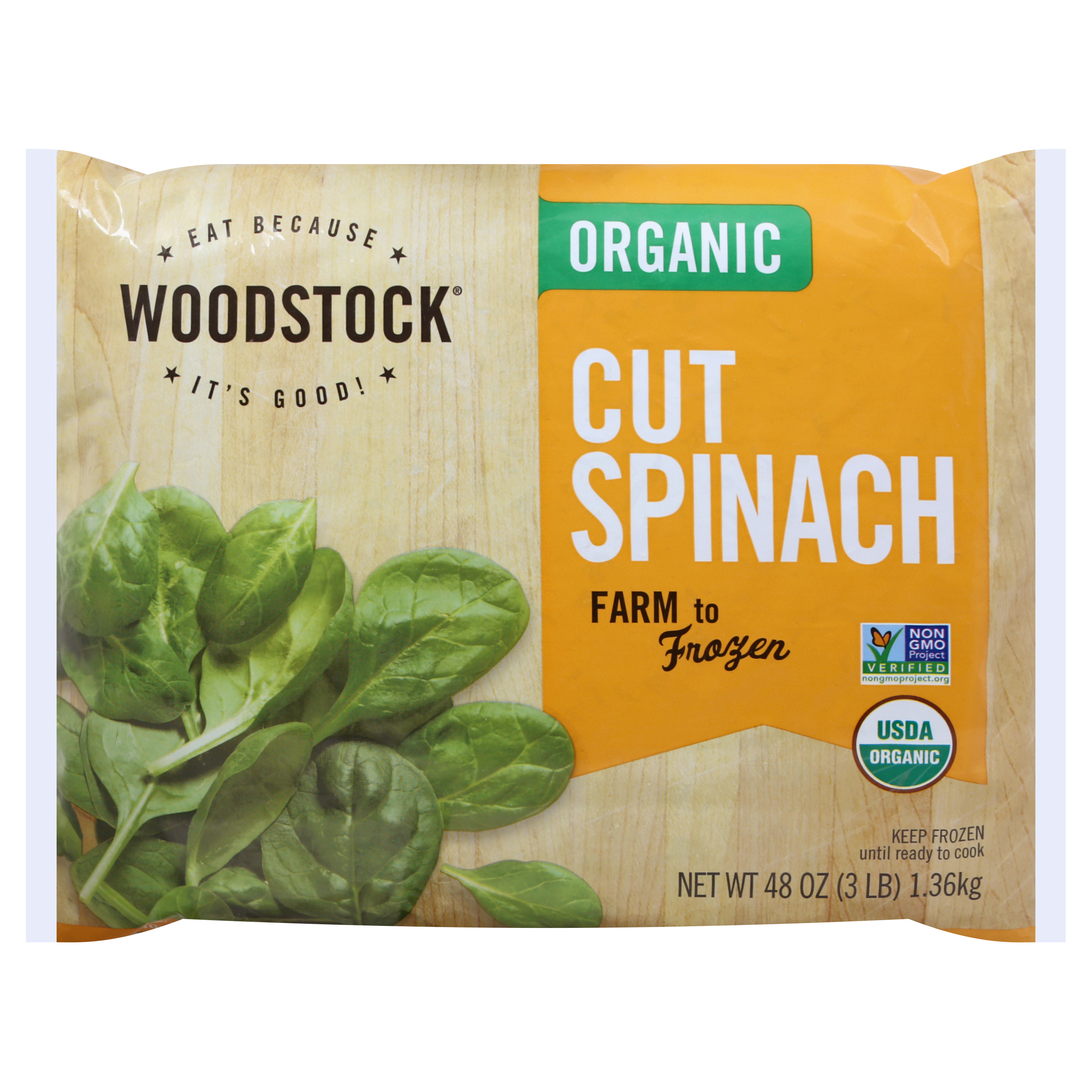 Woodstock Organic Cut Spinach