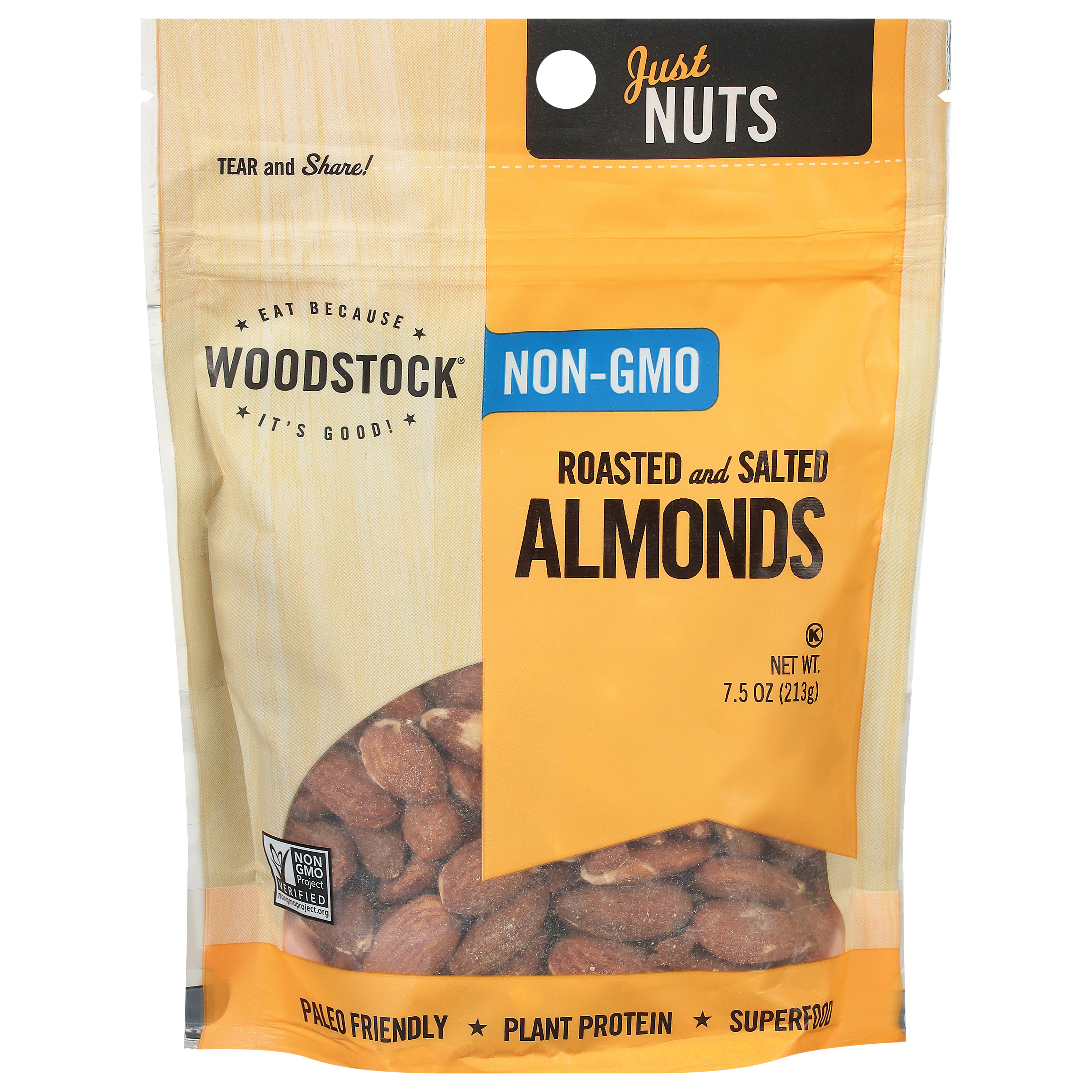 Woodstock Roasted and Salted Almonds