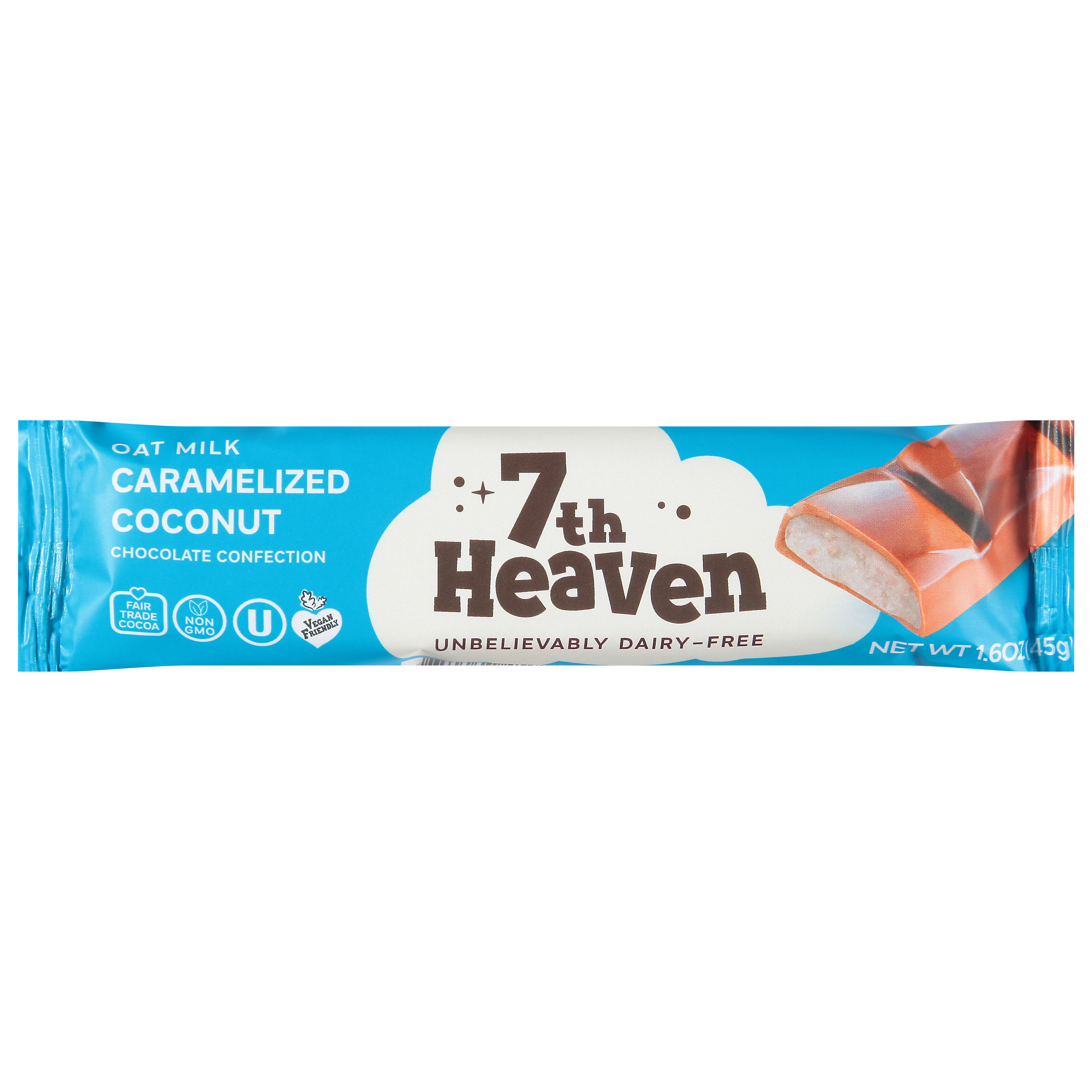7th Heaven Oat Milk Caramelized Coconut Chocolate Confection