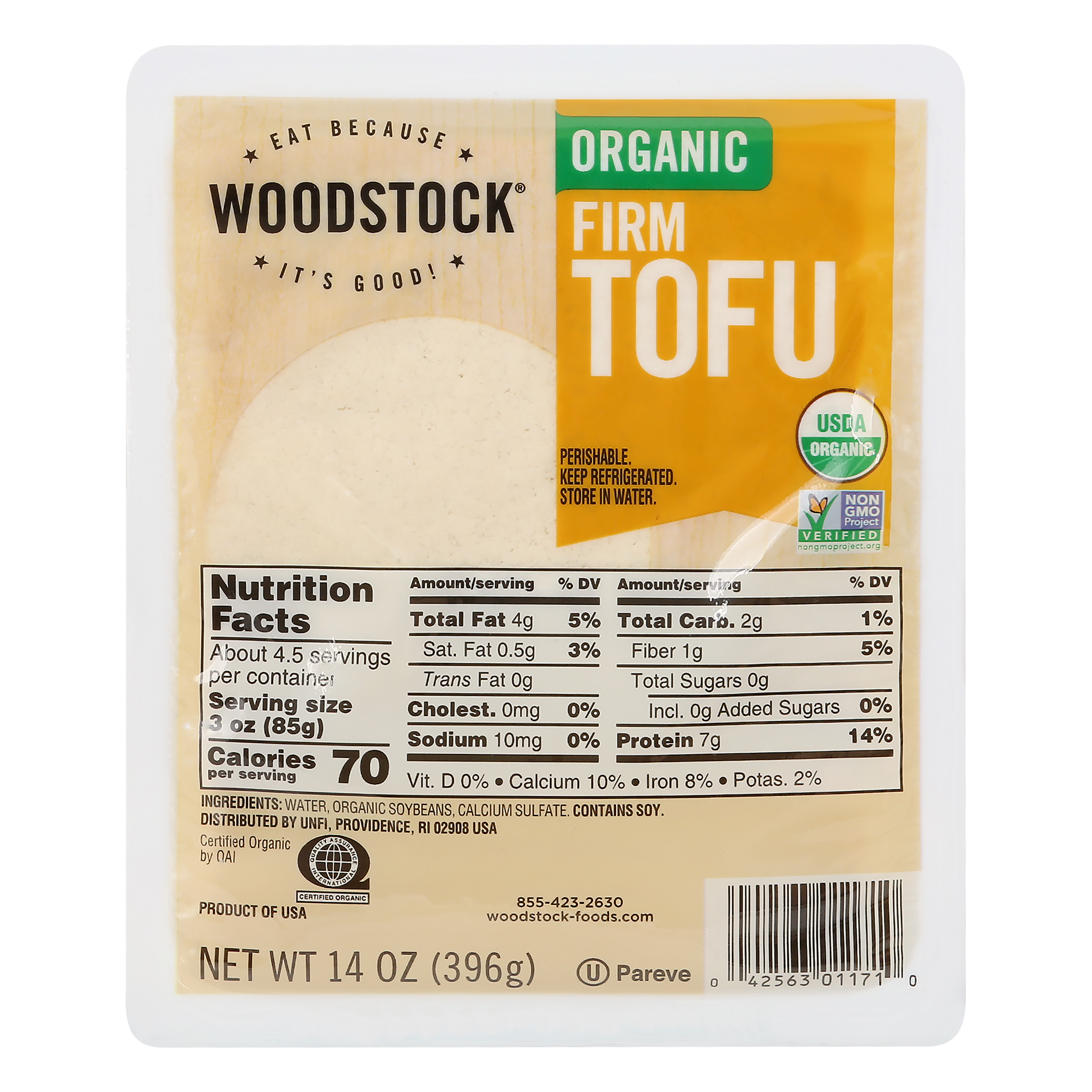 Woodstock Organic Firm Tofu