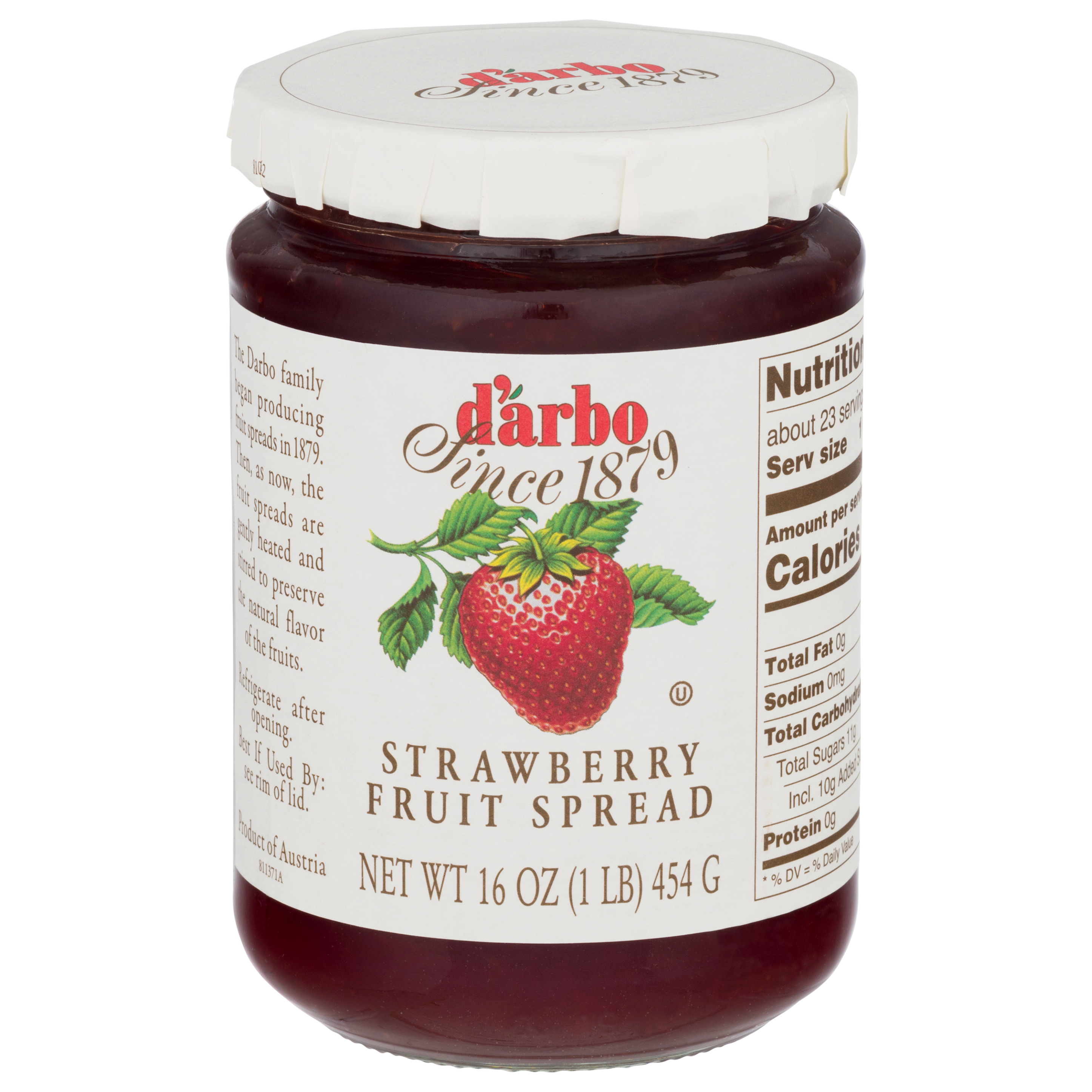 D'arbo Strawberry Fruit Spread