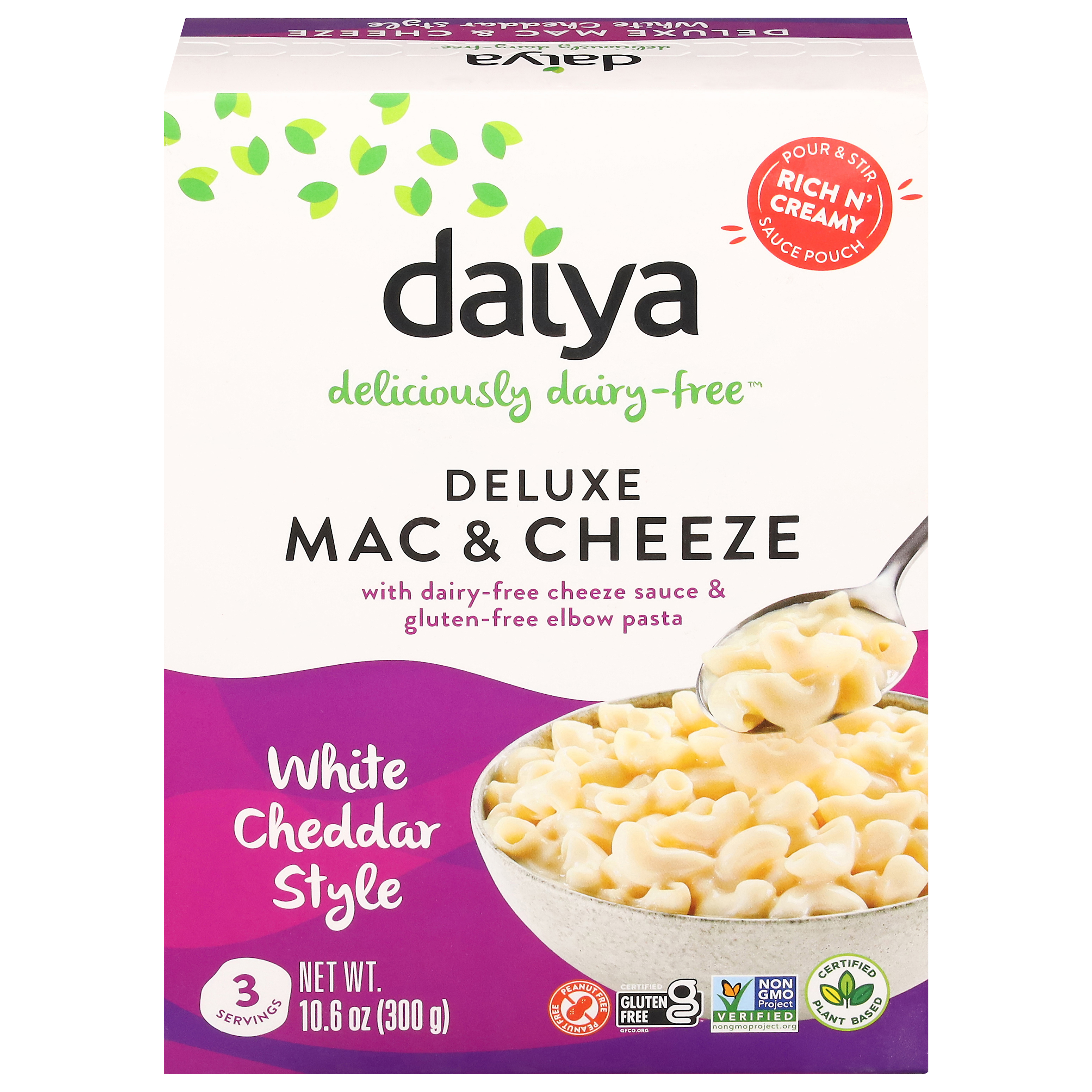 Daiya Deluxe White Cheddar Style Mac & Cheeze
