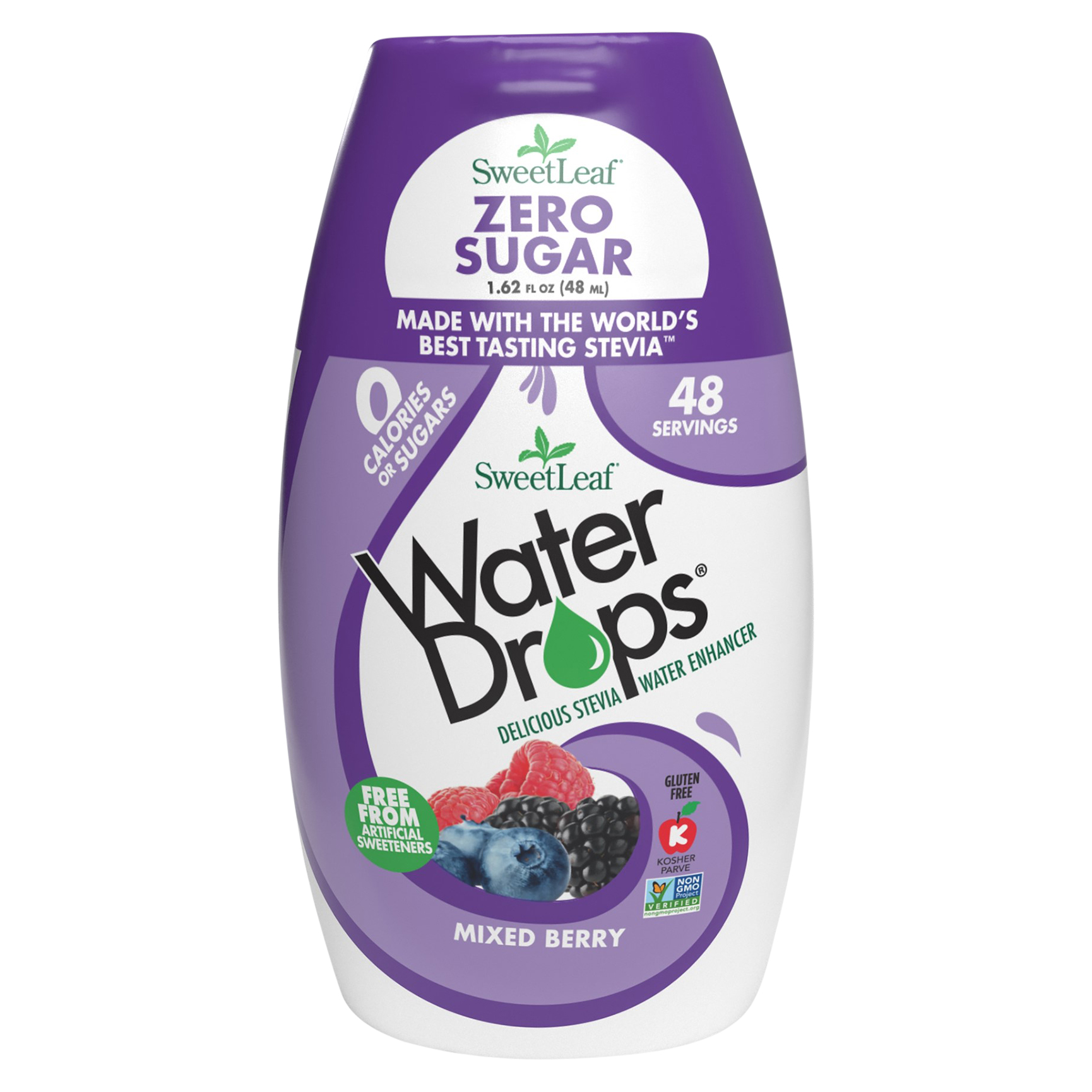 SweetLeaf WaterDrops Mixed Berry Delicious Stevia Water Enhancer