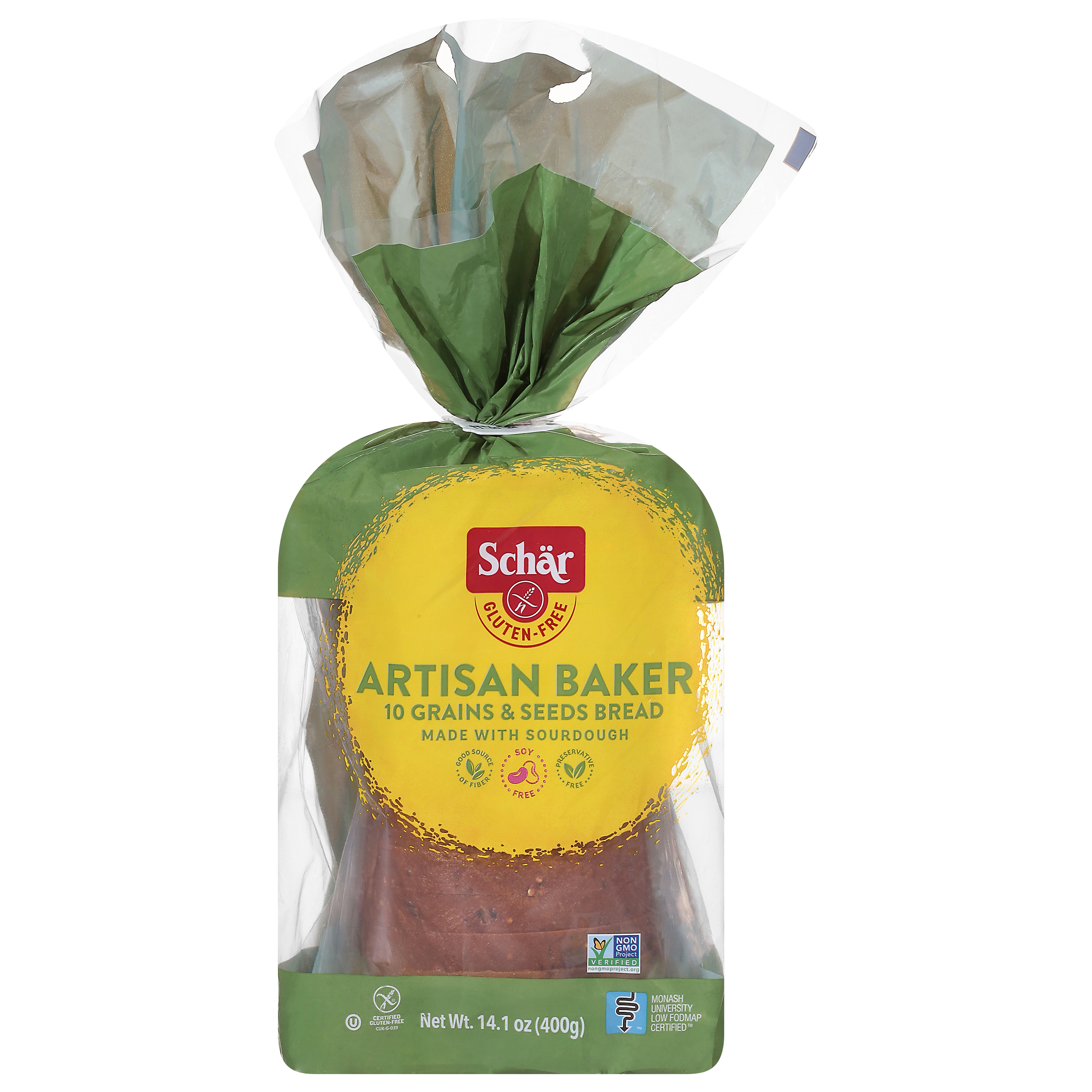 Schar Gluten-Free Artisan Baker 10 Grains & Seeds Bread