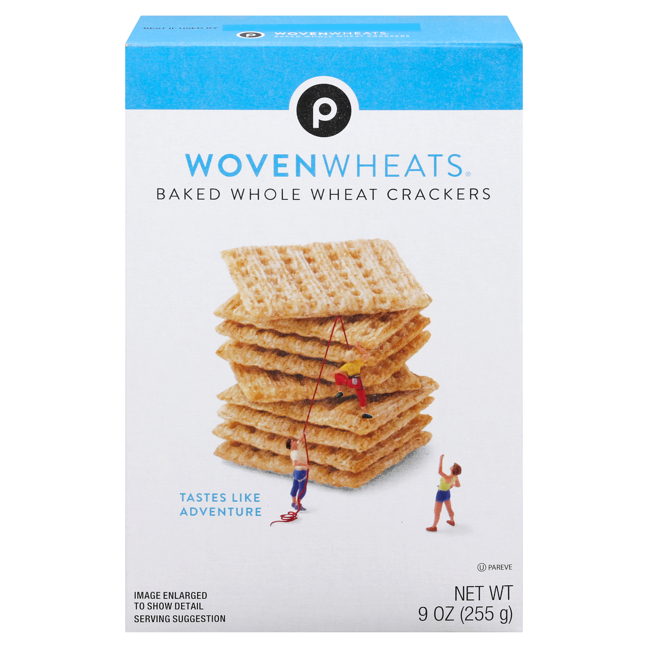 Publix Woven Wheats Baked Whole Wheat Crackers 9 oz BOX