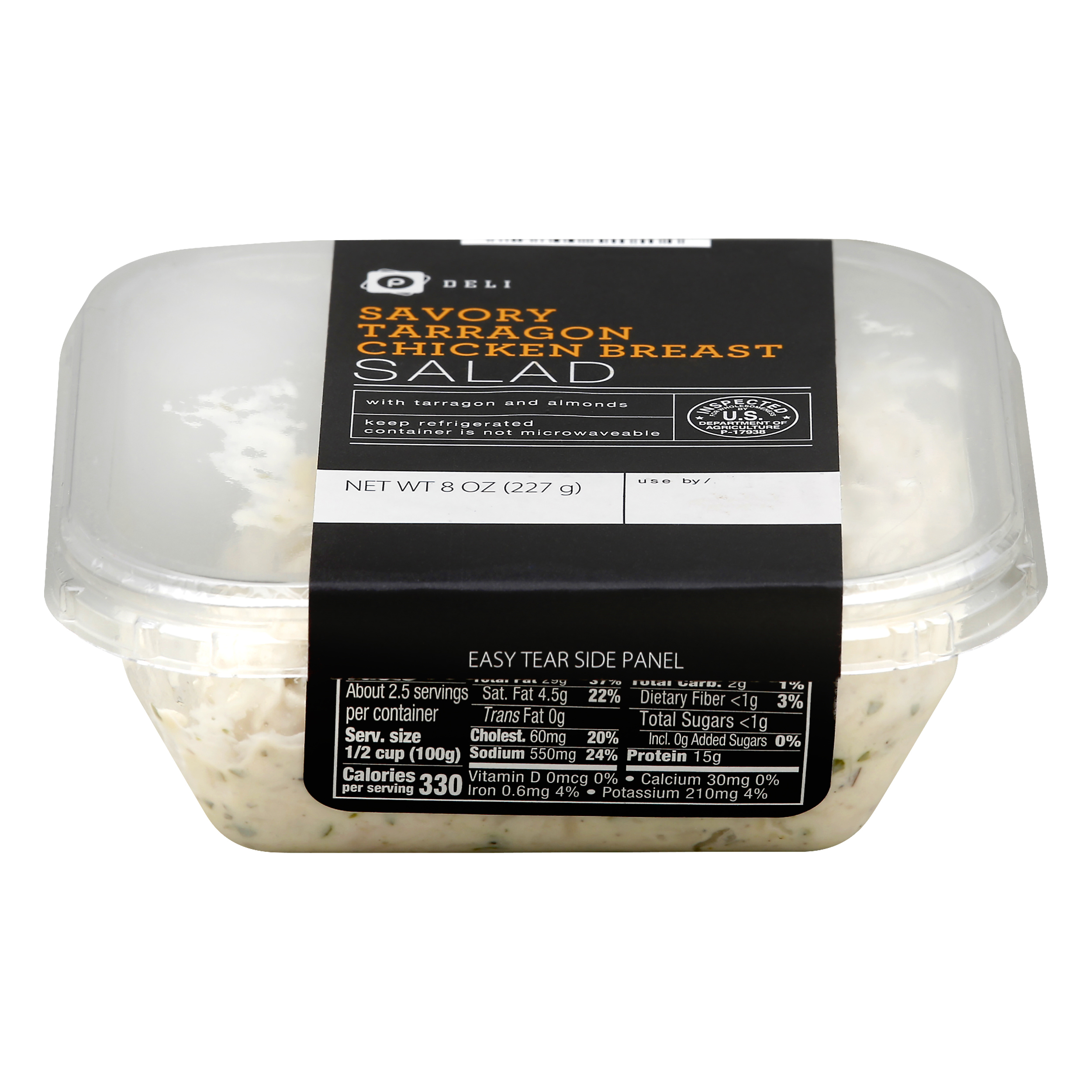 Publix Deli Savory Tarragon Chicken Breast Salad 8.0 oz ...