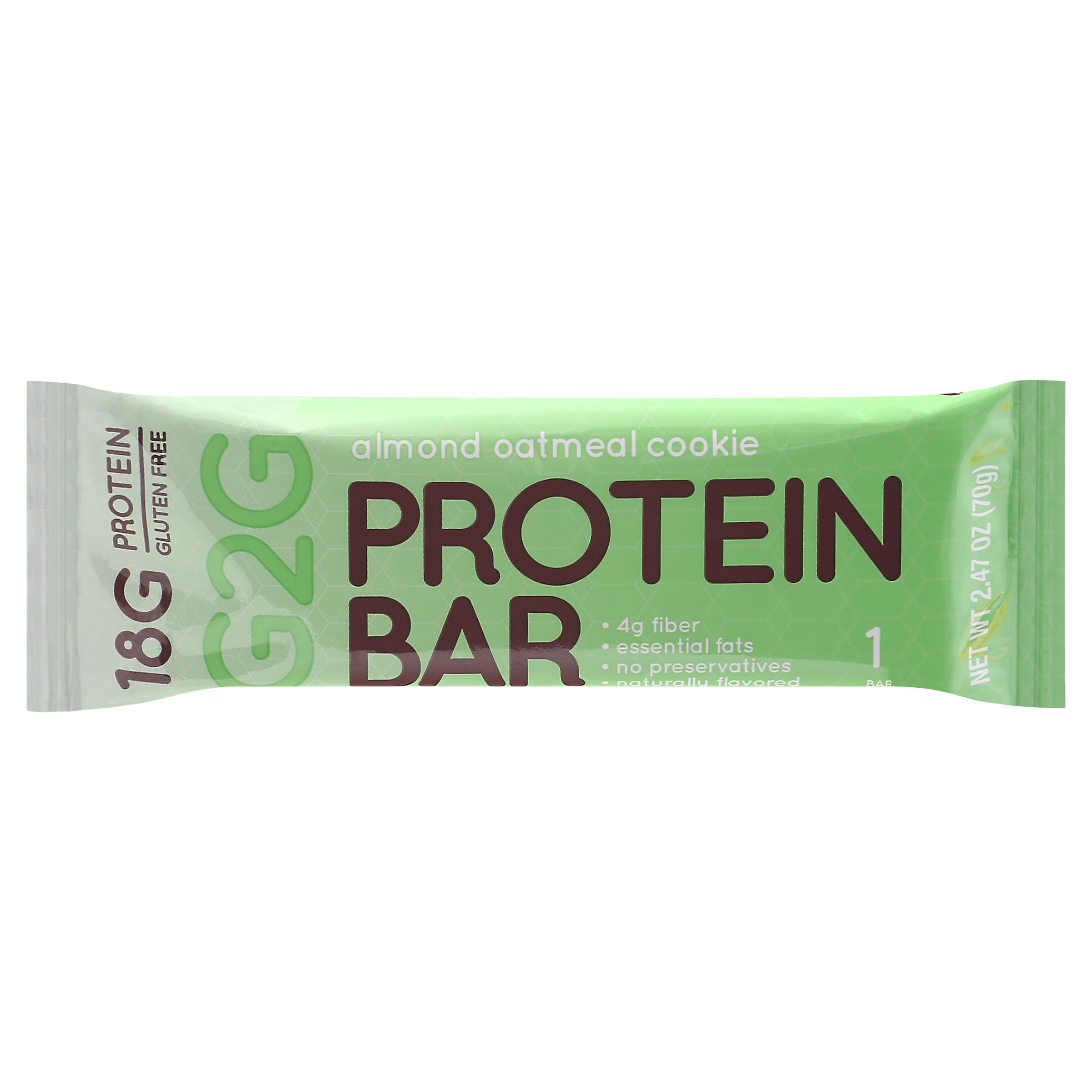 G2G Almond Oatmeal Cookie Protein Bar