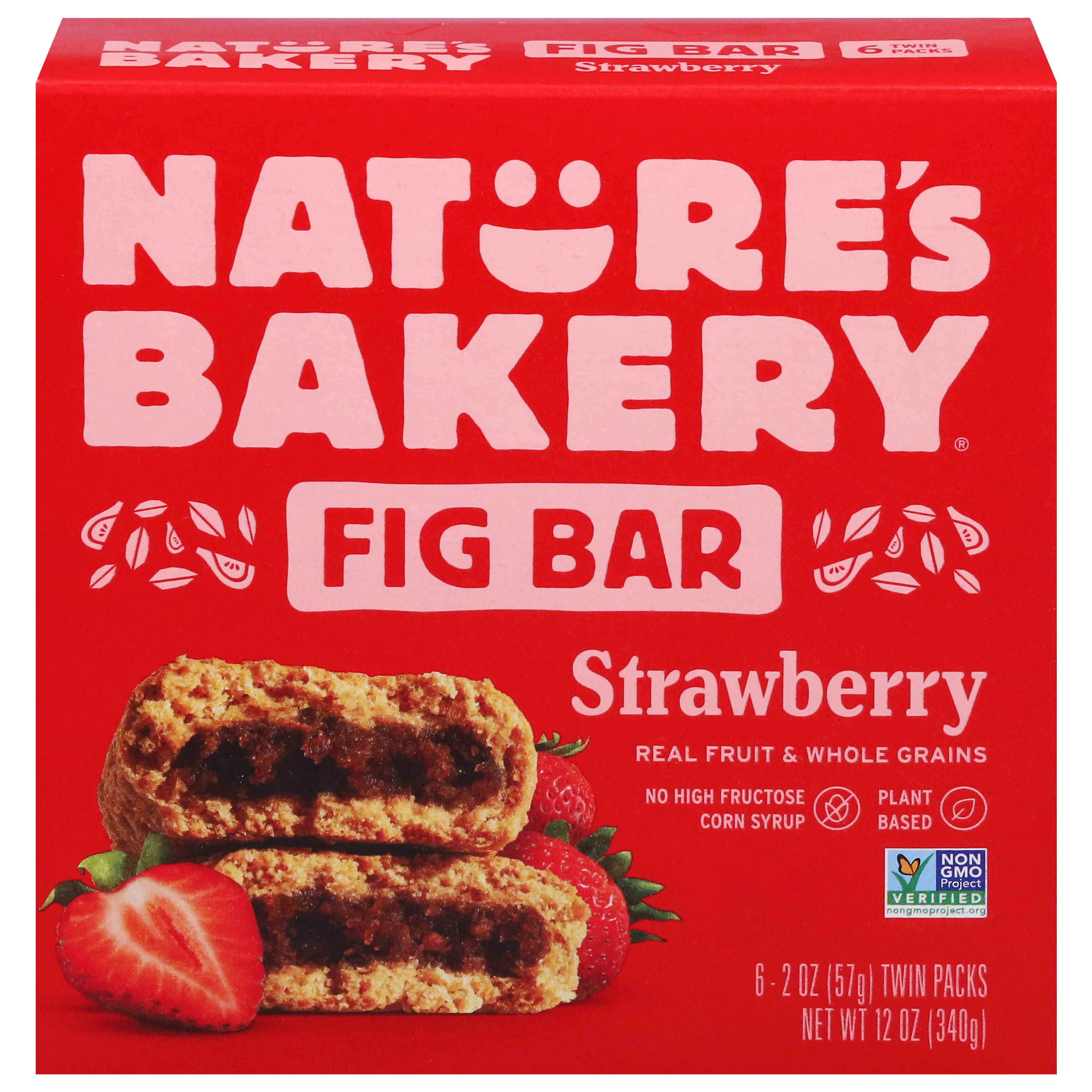 Nature's Bakery Strawberry Fig Bar Twin Packs 6 - 2 oz Packs