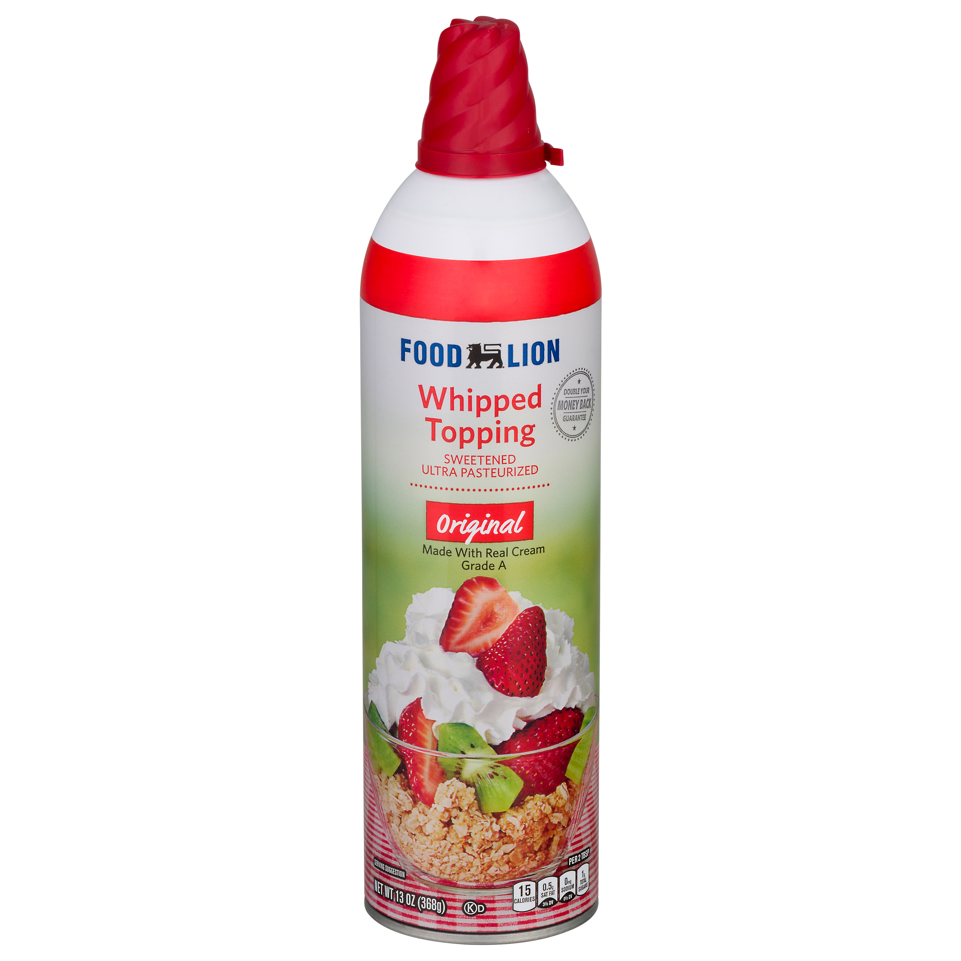 Food Lion Original Sweetened Whipped Topping 13 oz Aerosol