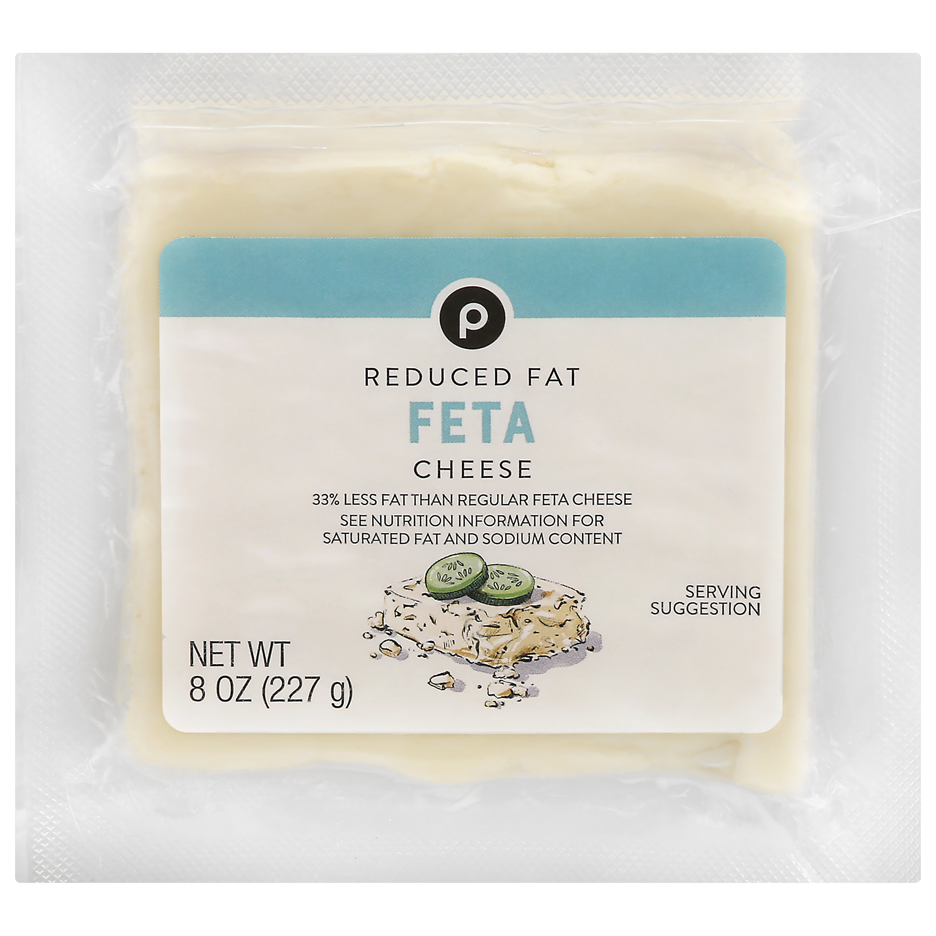 Publix Reduced Fat Feta Cheese 8 oz Bag