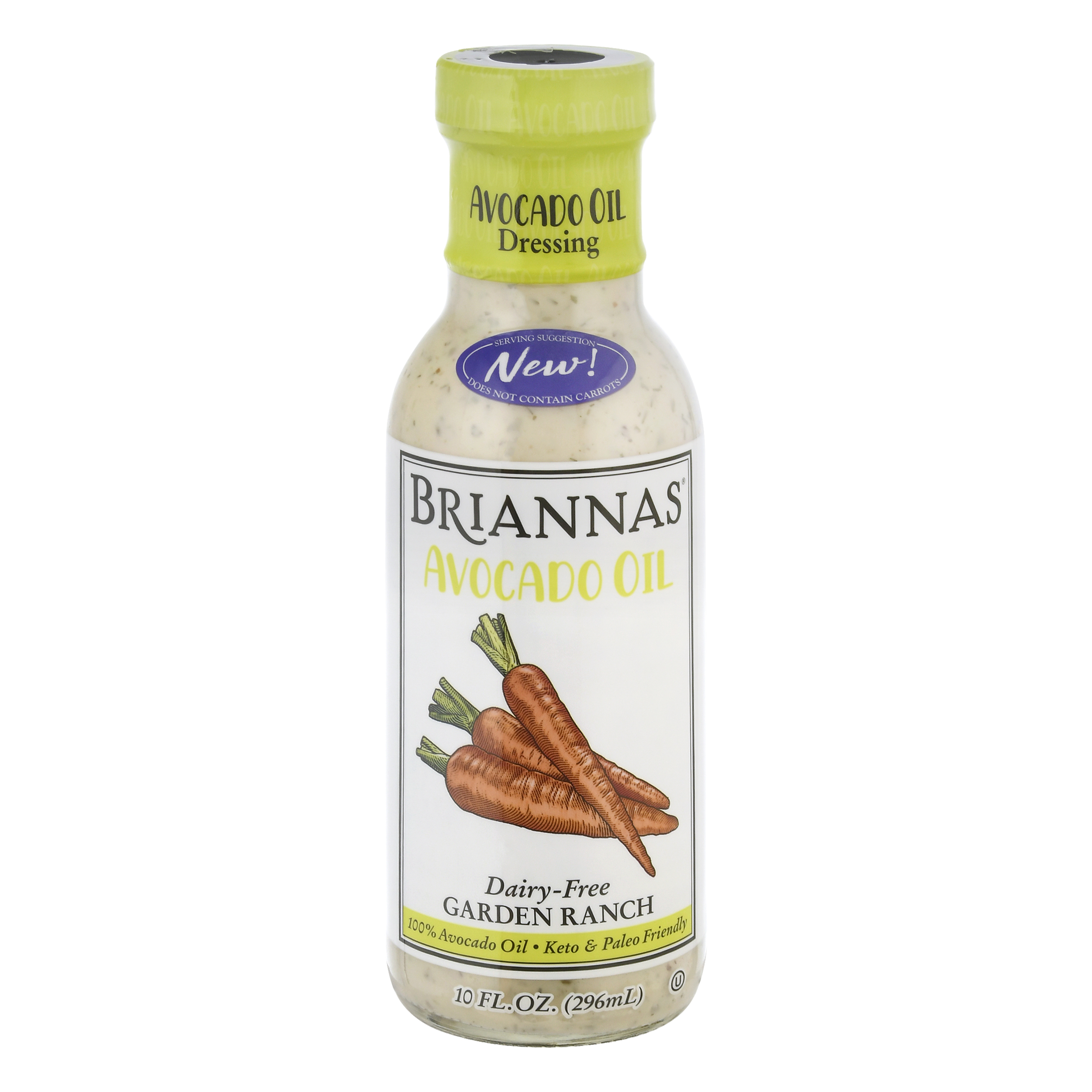 Briannas Dairy-Free Garden Ranch Avocado Oil Dressing