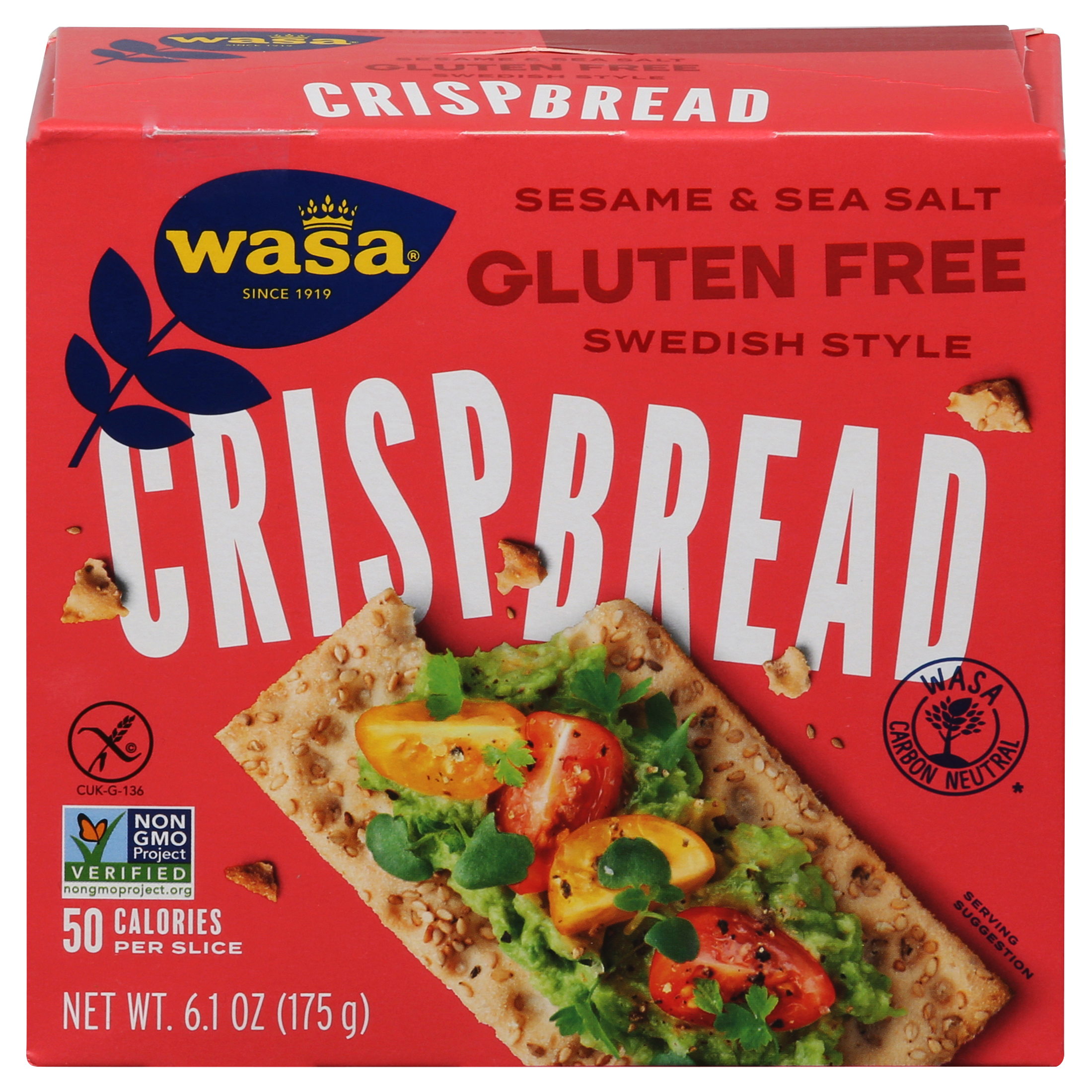 Wasa Swedish Style Sesame & Sea Salt Crispbread