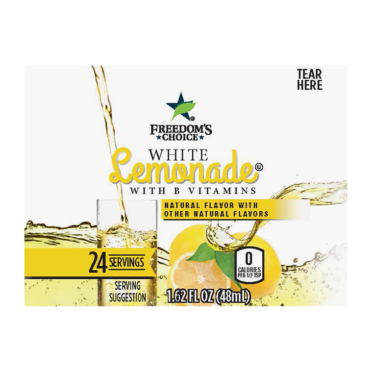 Freedom's Choice White Lemonade Liquid Water Enhancer with B Vitamins 1