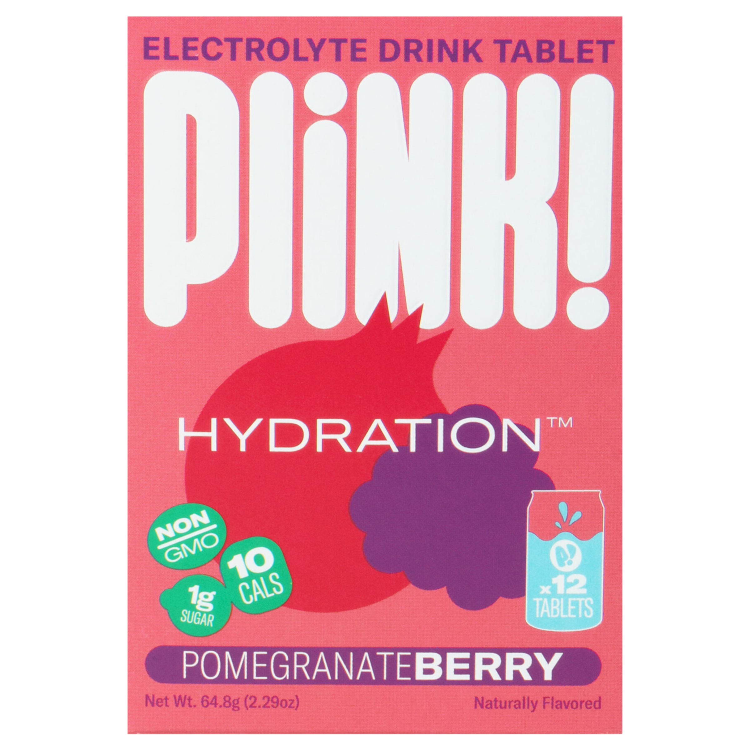 Plink! Hydration Pomegranate Berry Electrolyte Drink Tablet