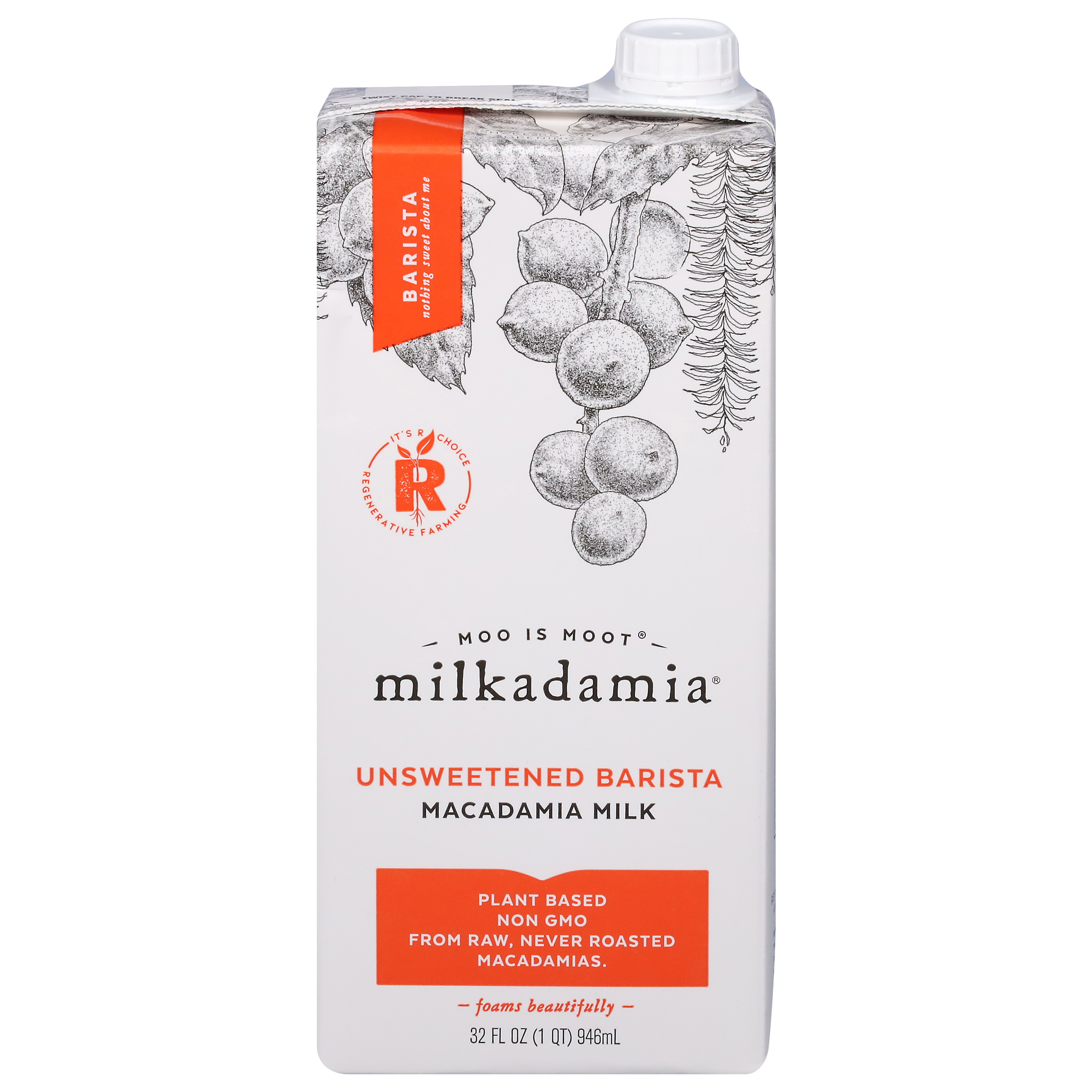 Milkadamia Unsweetened Barista Macadamia Milk