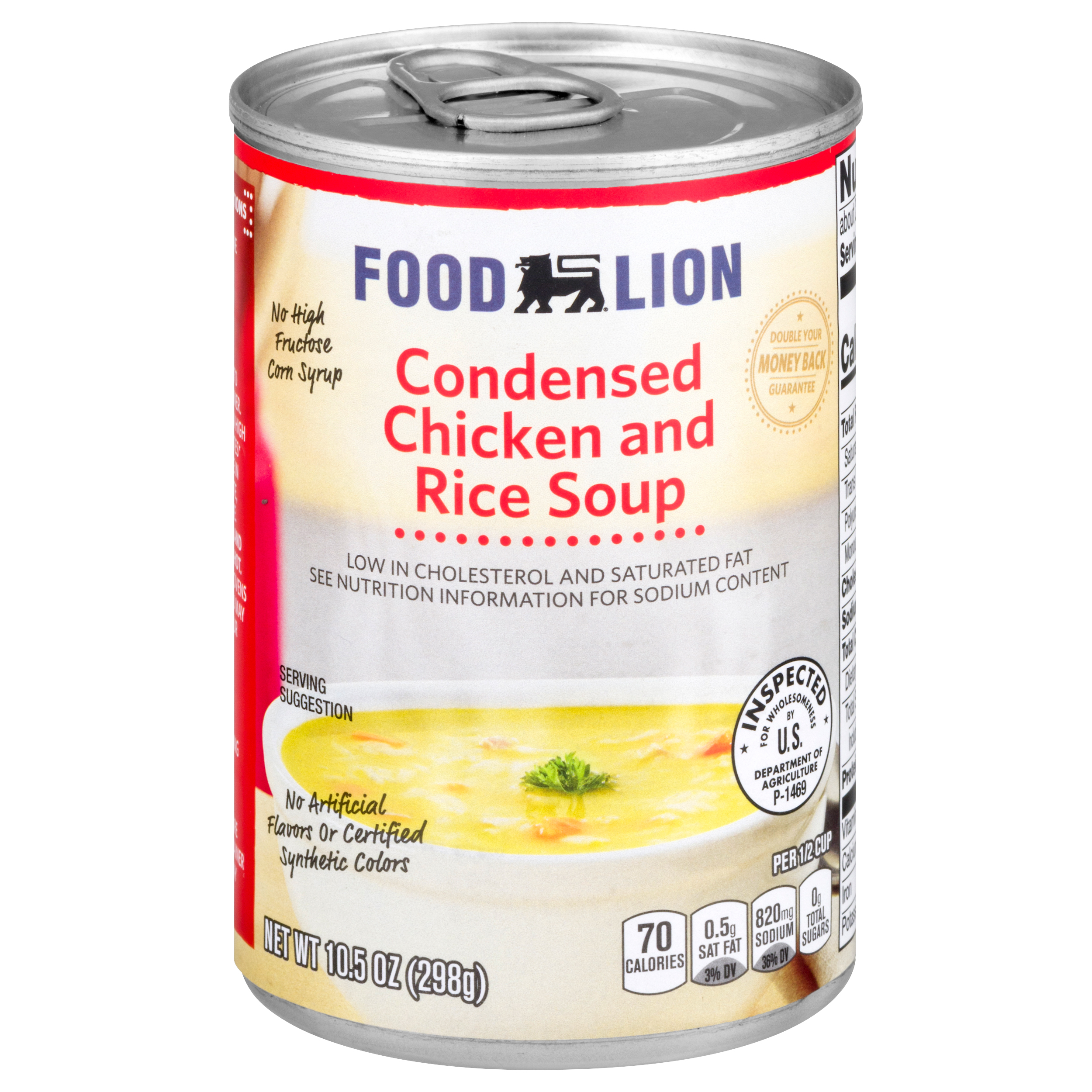 Food Lion Condensed Chicken and Rice Soup 10.5 oz CAN