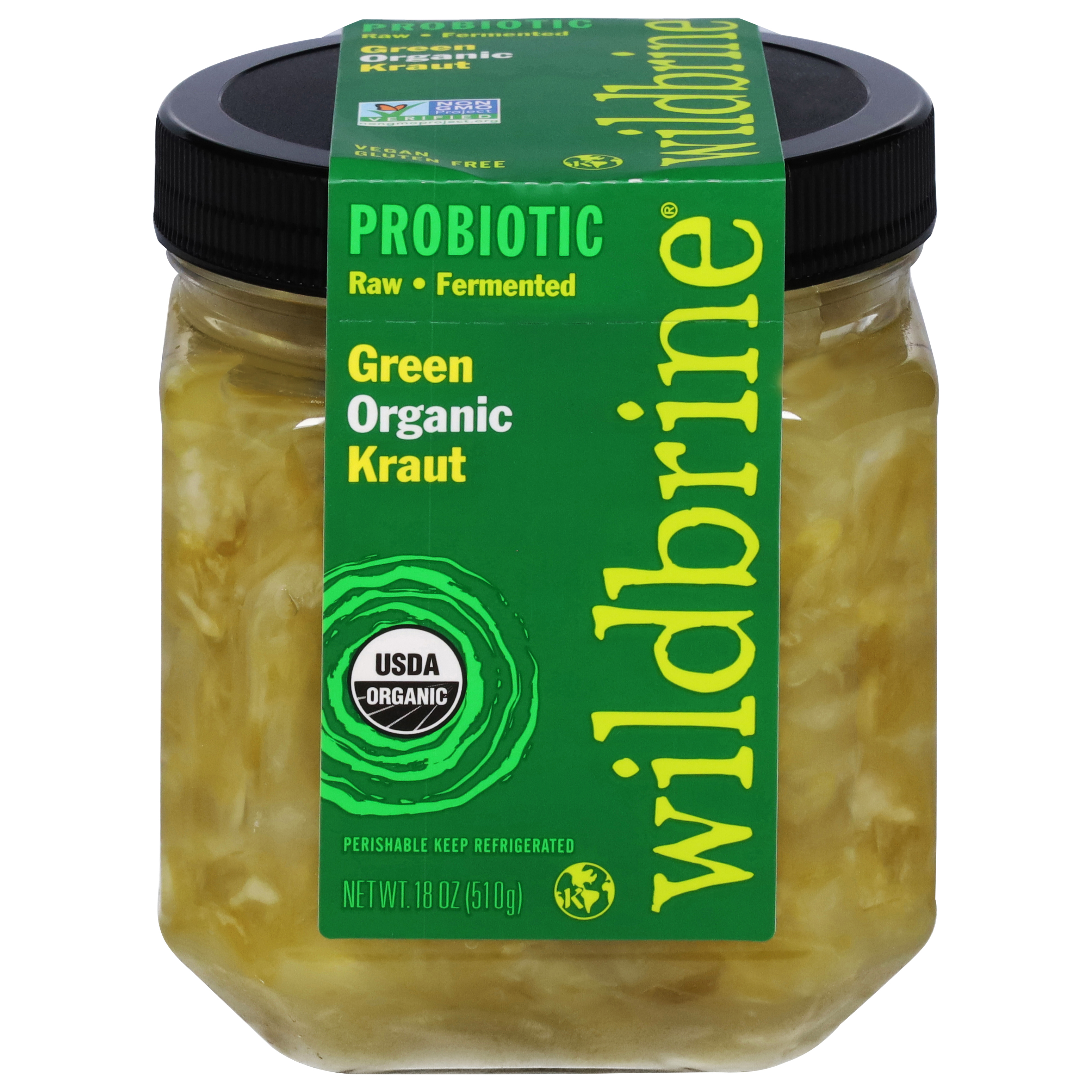 Wildbrine Probiotic Organic Green Kraut