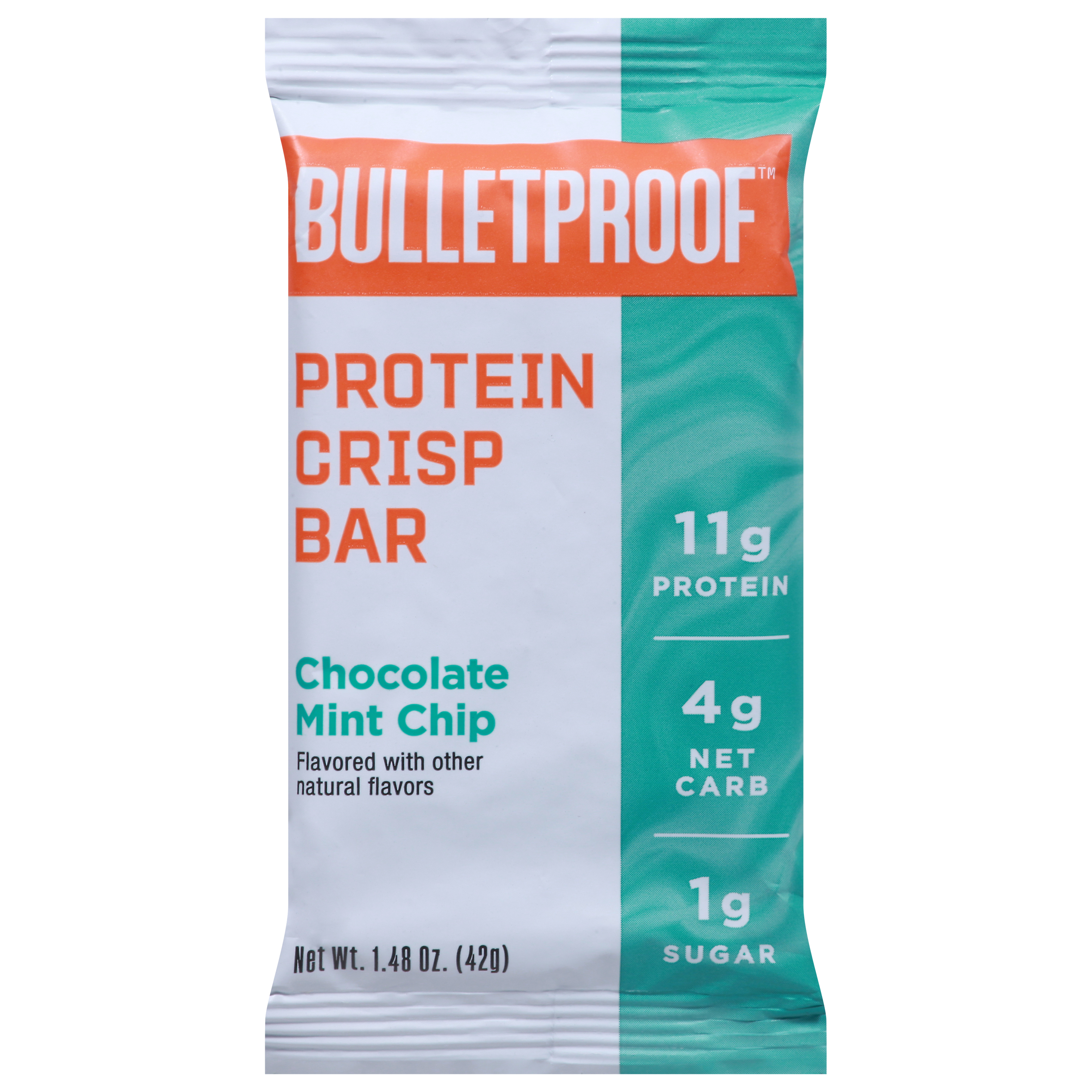 Bulletproof Chocolate Mint Chip Protein Crisp Bar