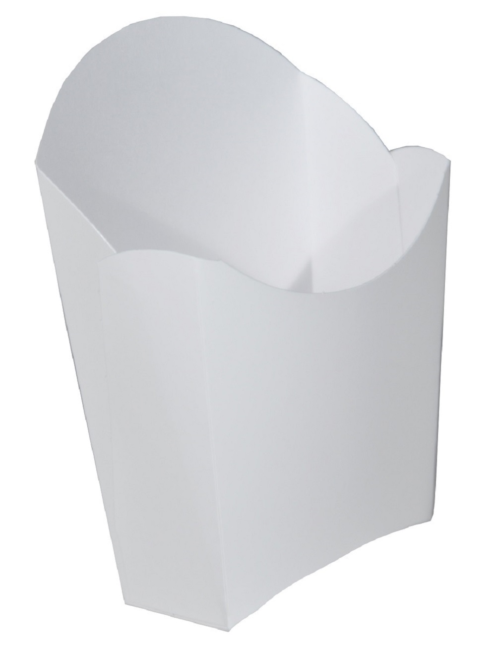 0706 Large White Fry Scoop Container 1M/CS