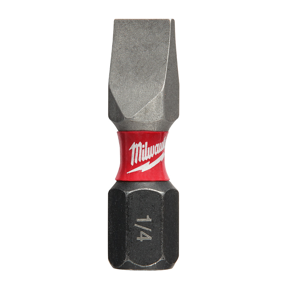 SHOCKWAVE Impact Slotted 1/4 in. Insert Bits 25PK