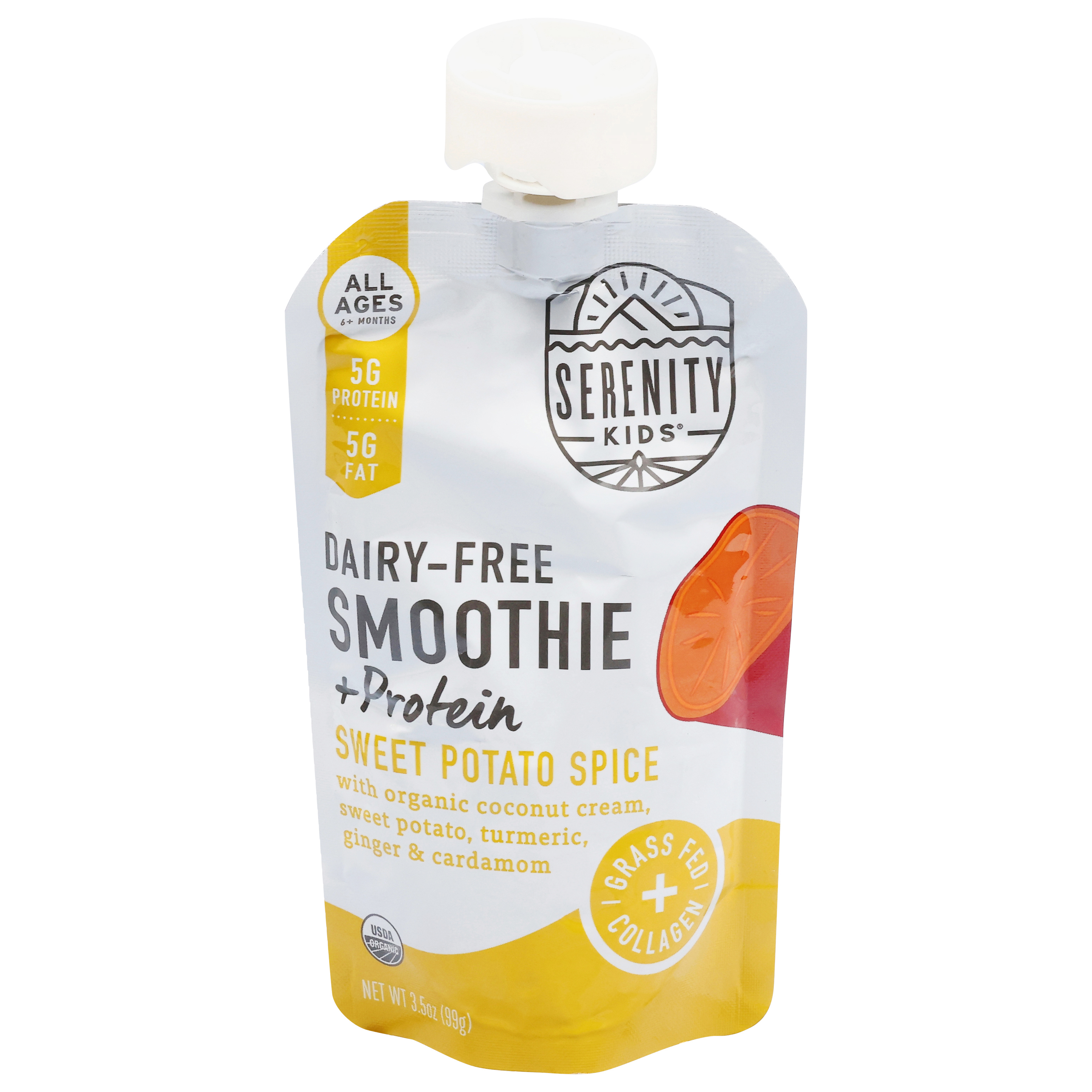 Serenity Kids 6+ Months Dairy-Free Sweet Potato Spice Smoothie + Protein