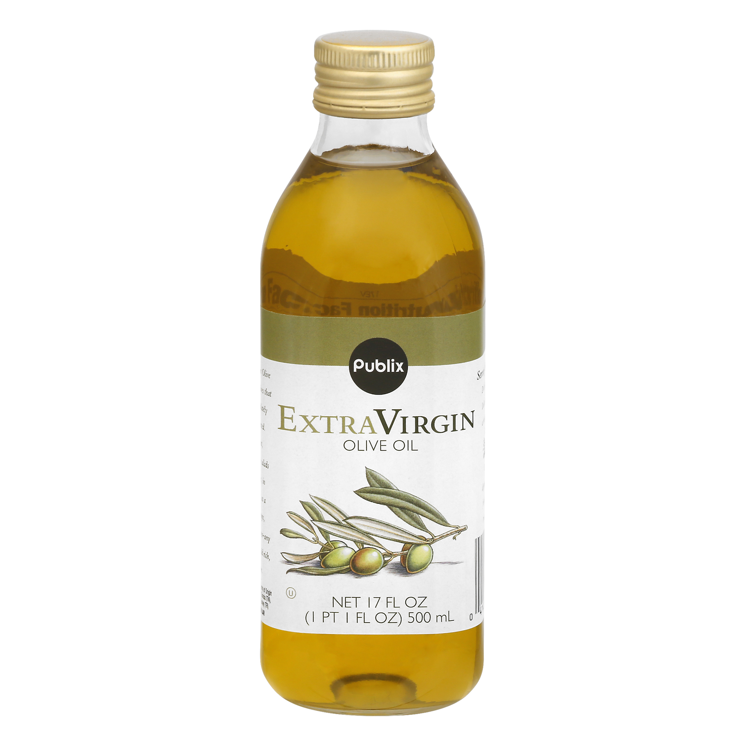Publix Extra Virgin Olive Oil, Extra Virgin 17 OZ BOTTLE