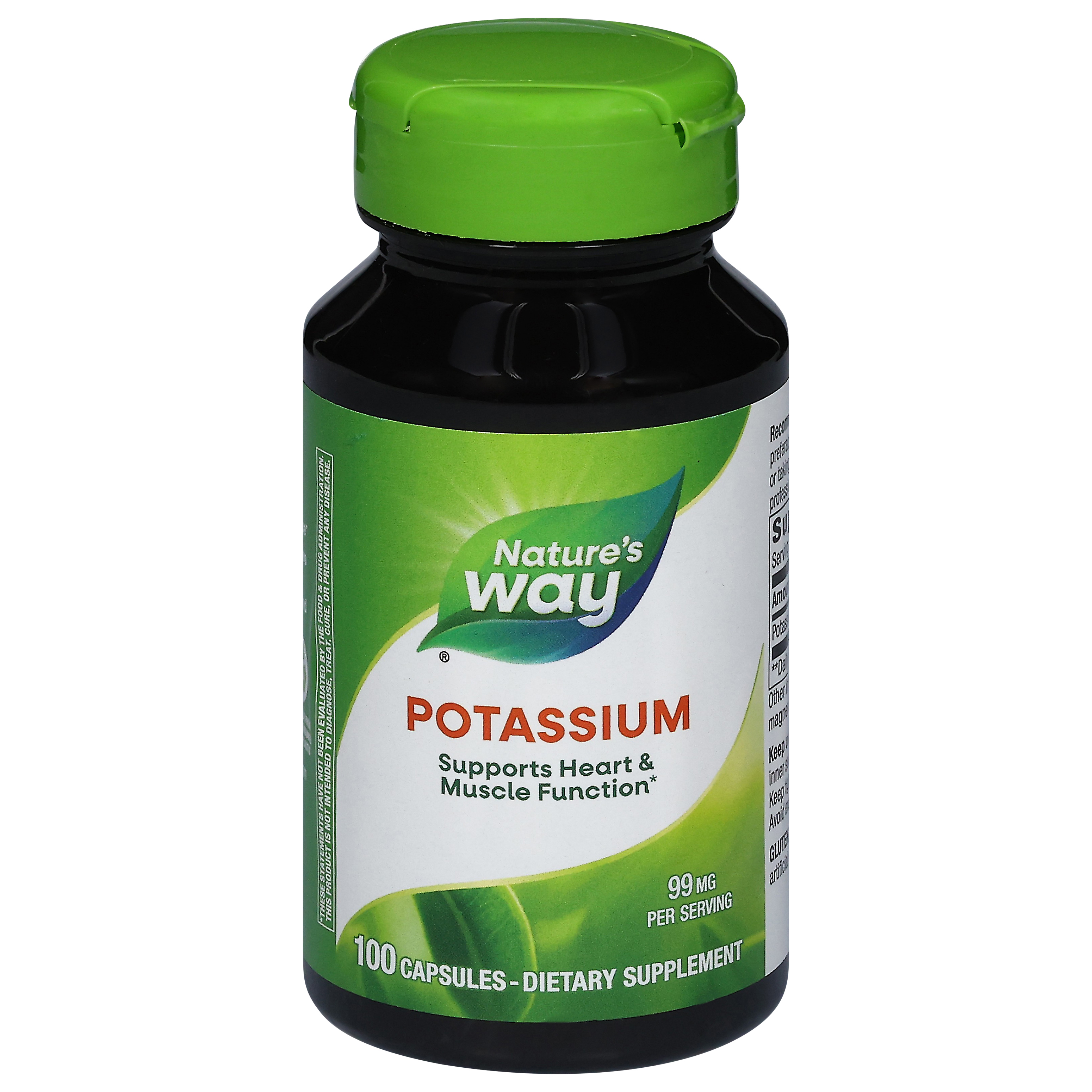 Nature's Way 99 mg Potassium 100 Capsules