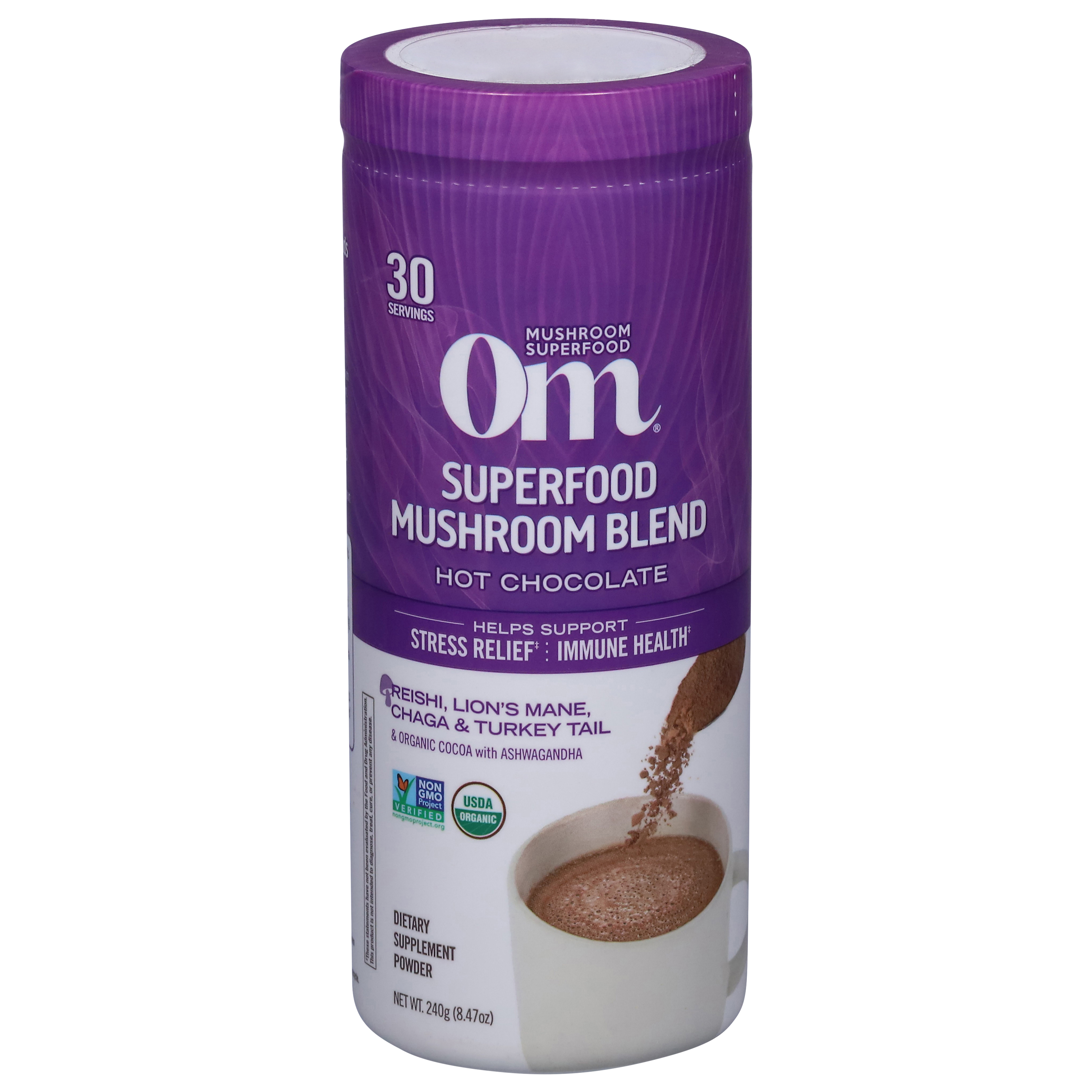 Om Superfood Hot Chocolate Mushroom Blend