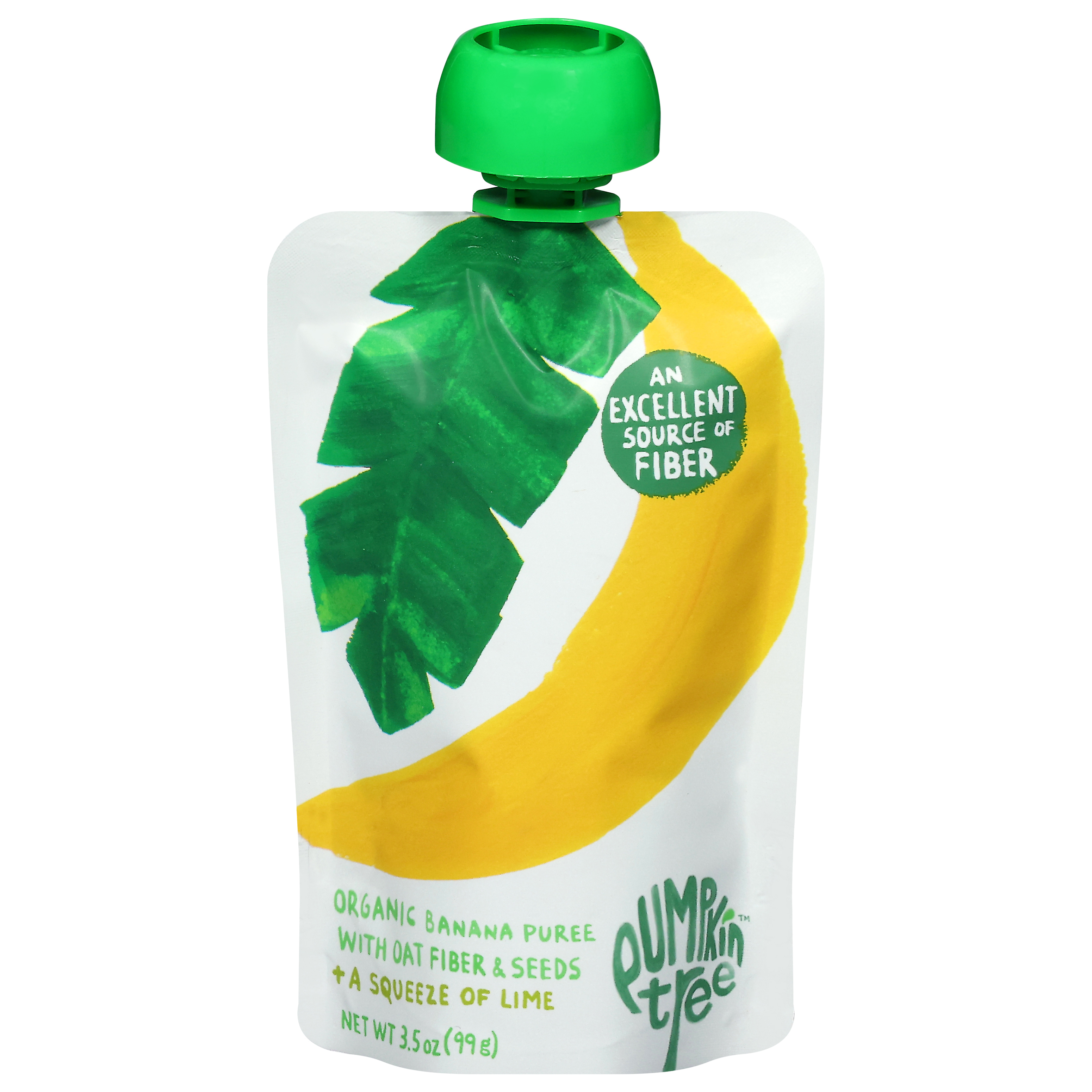 Pumpkin Tree Organic Banana Puree with Oat Fiber & Seeds