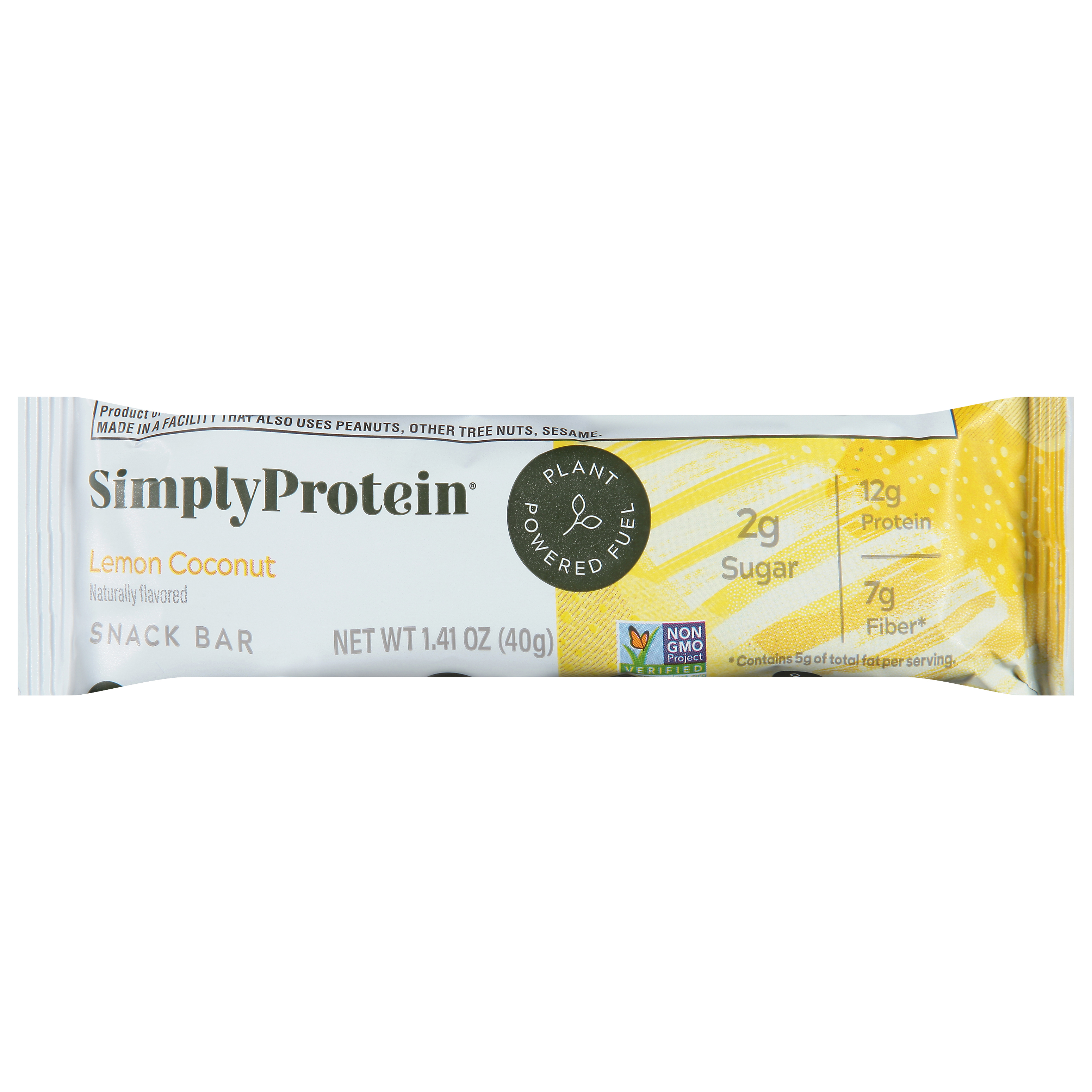 Simply Protein Lemon Coconut Snack Bar