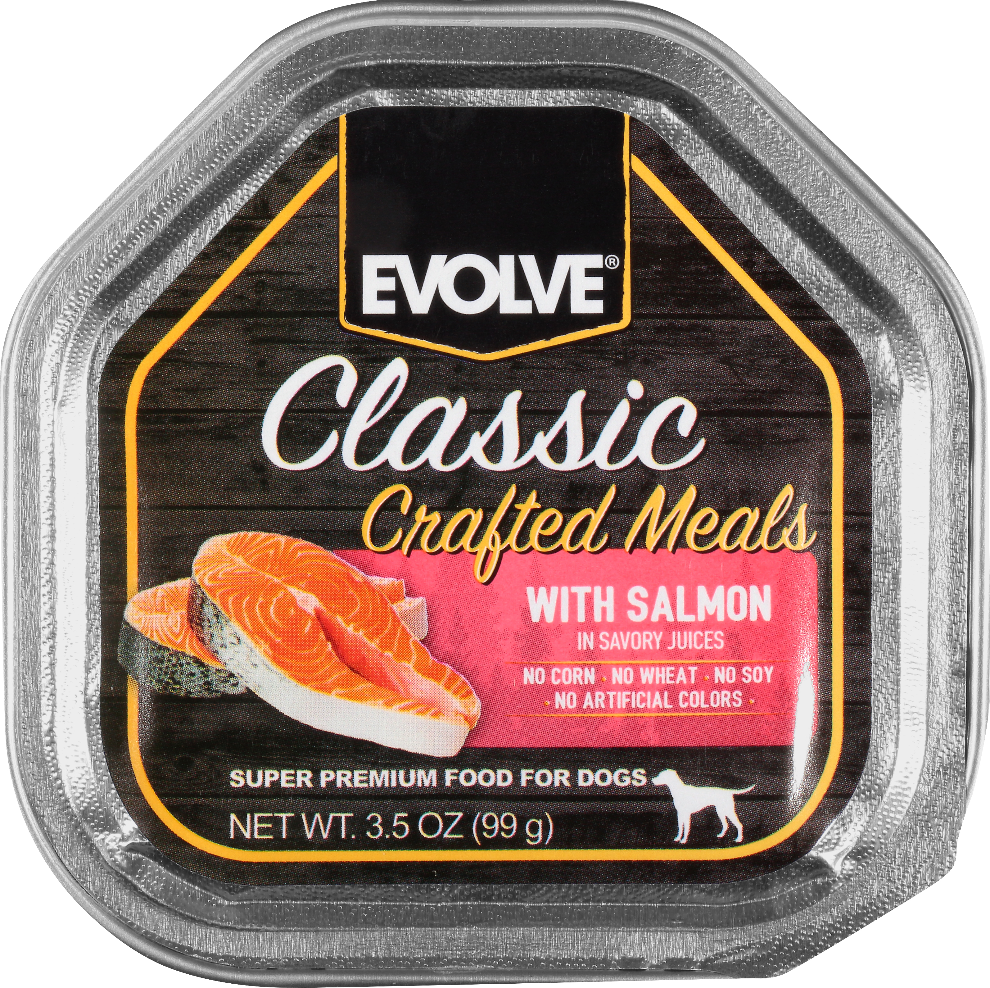 Evolve Classic Salmon in Savory Juices Crafted Meals 3.5 oz