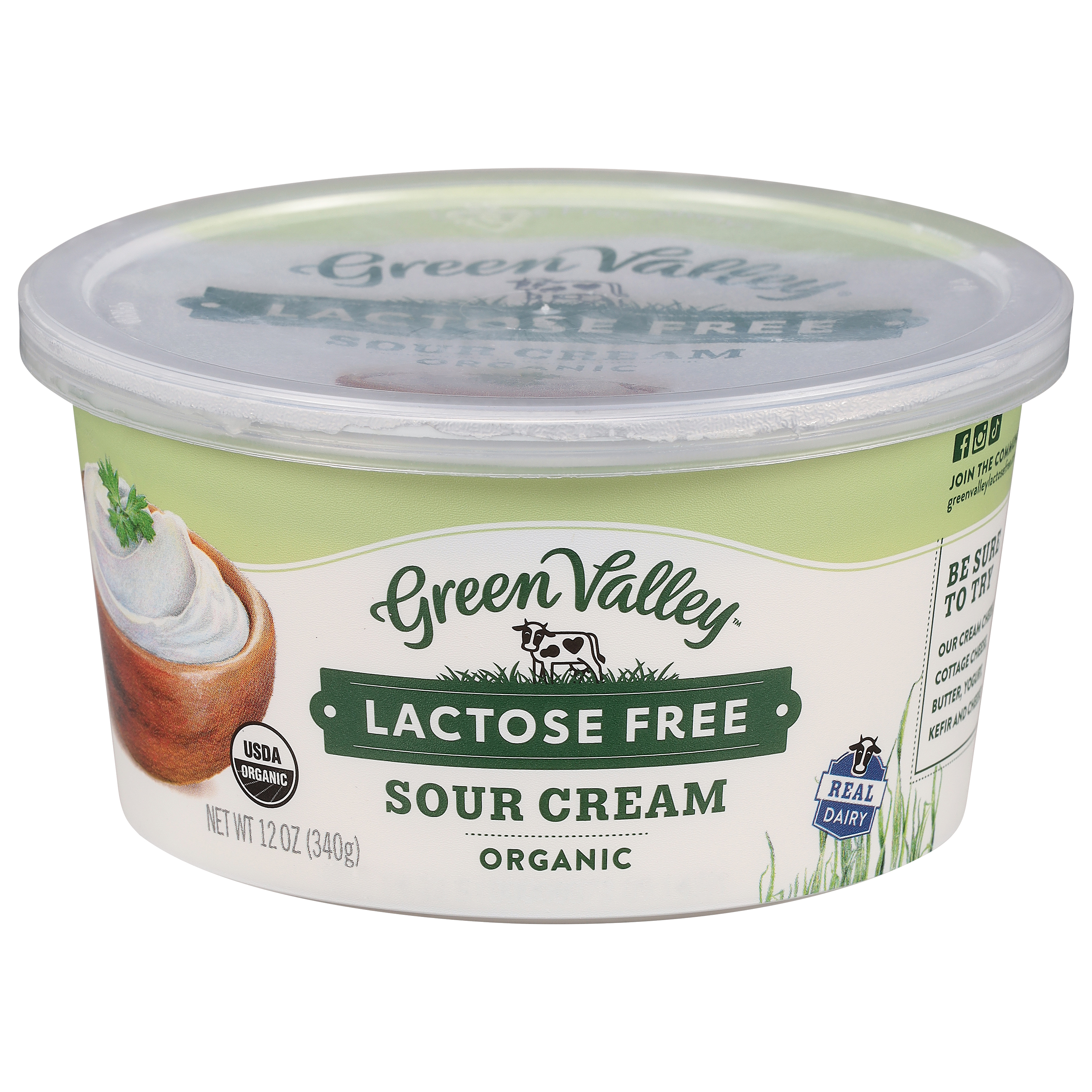 Green Valley Lactose Free Organic Sour Cream