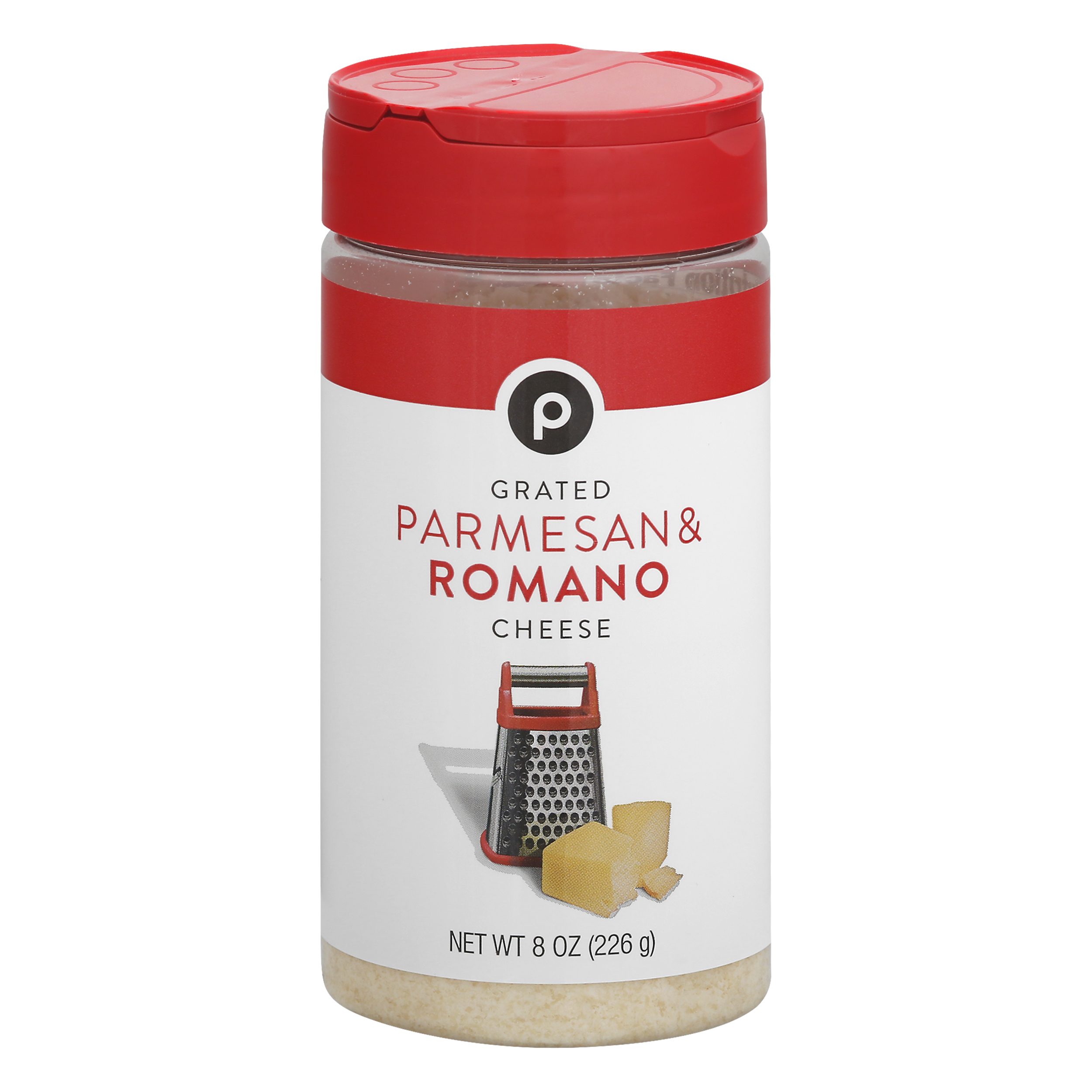 Publix Parmesan & Romano Grated Cheese 8 oz JAR