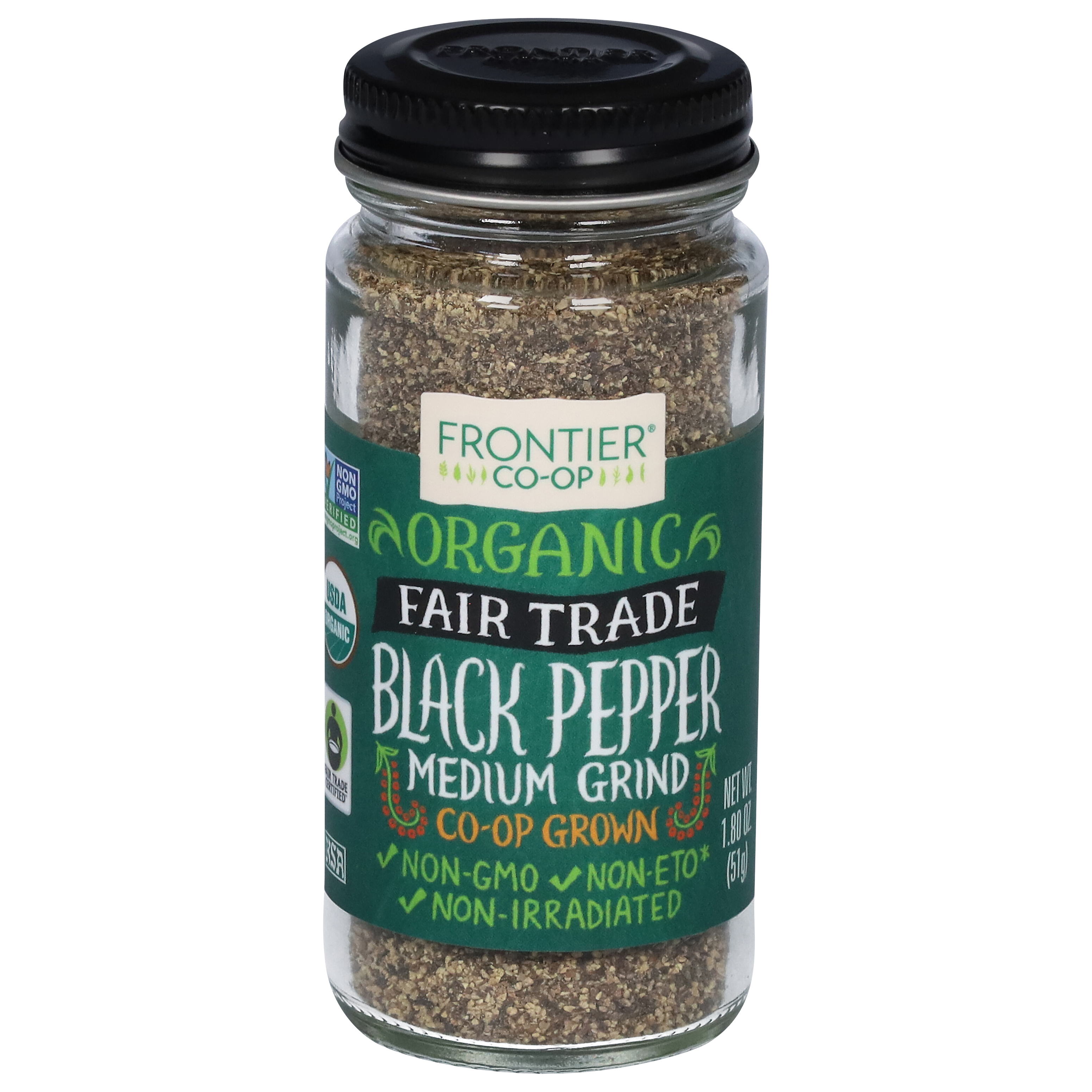 Frontier Co-op Medium Grind Organic Black Pepper