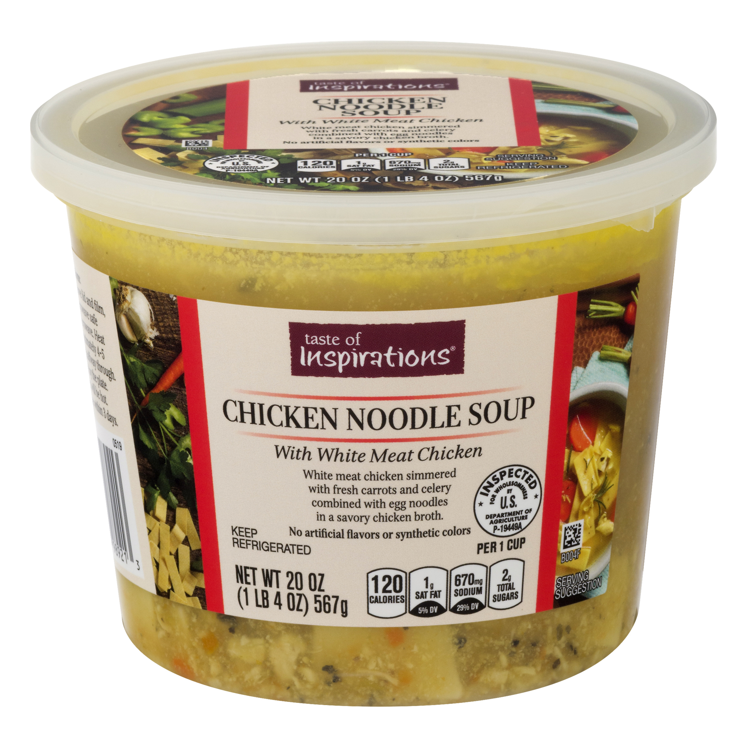 Taste of Inspirations with White Meat Chicken Chicken Noodle Soup 20 oz ...
