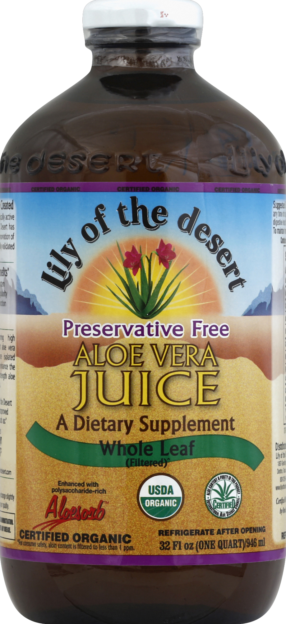 Lily Of The Desert Aloe Vera Juice