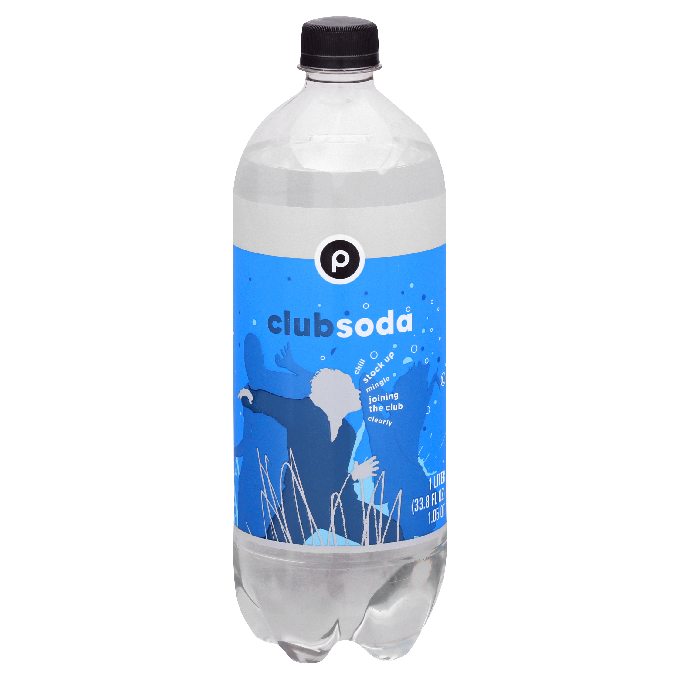 Publix Club Soda 1 lt BOTTLE